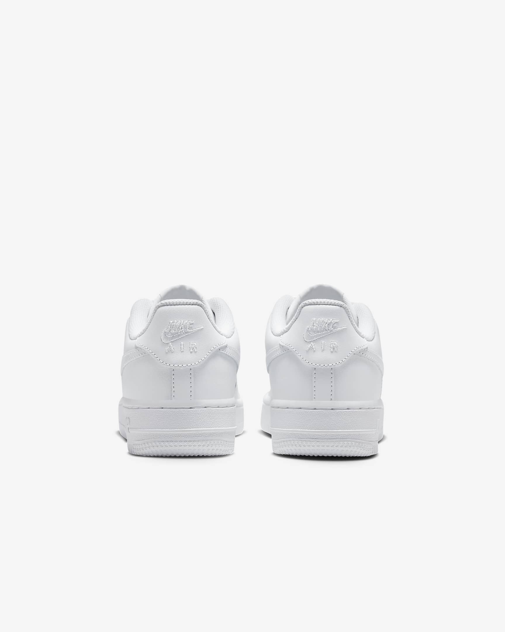 Nike Air Force 1 LE Big Kids' Shoes - White/White