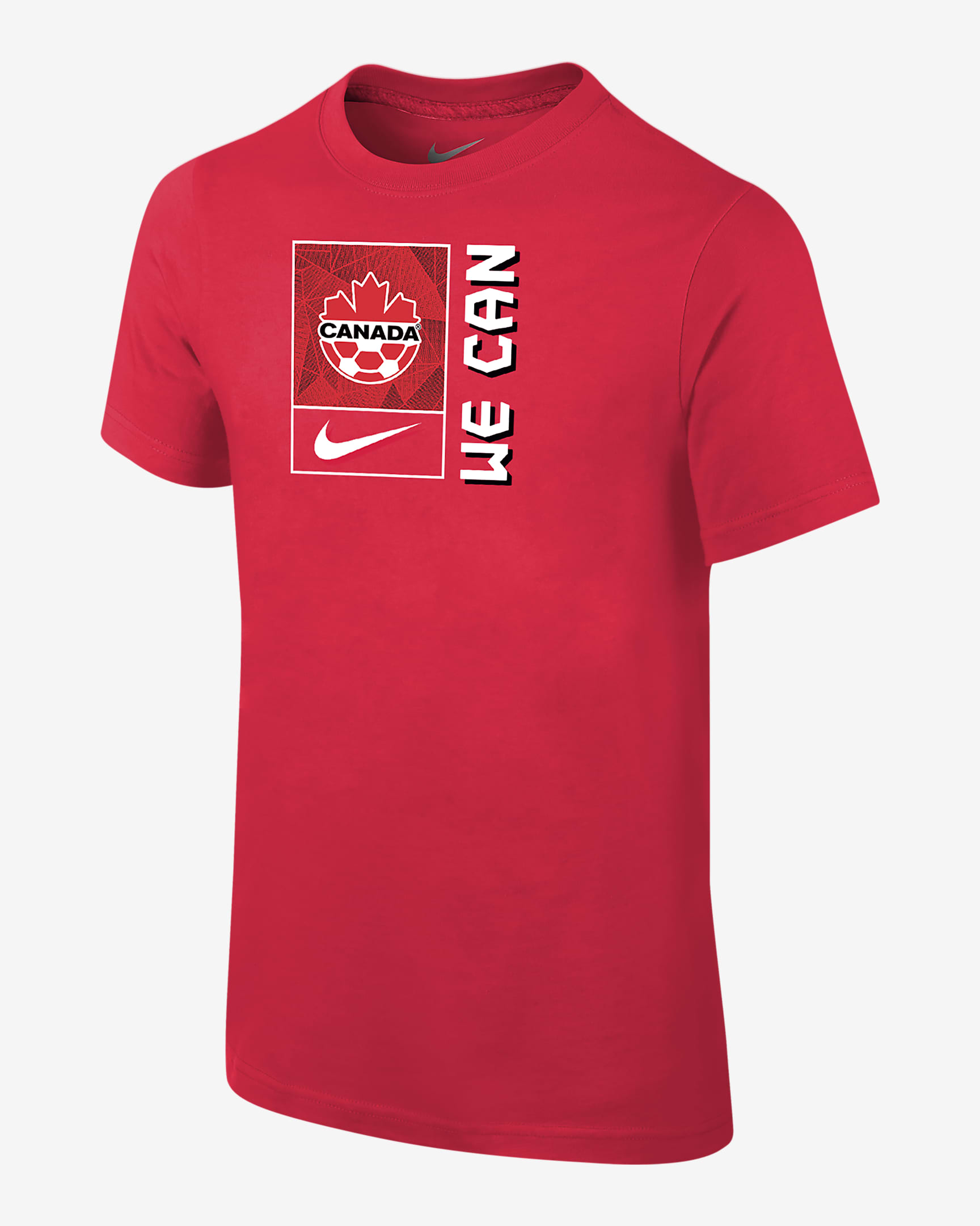 Canada Big Kids' (Boys') Nike Soccer TShirt.