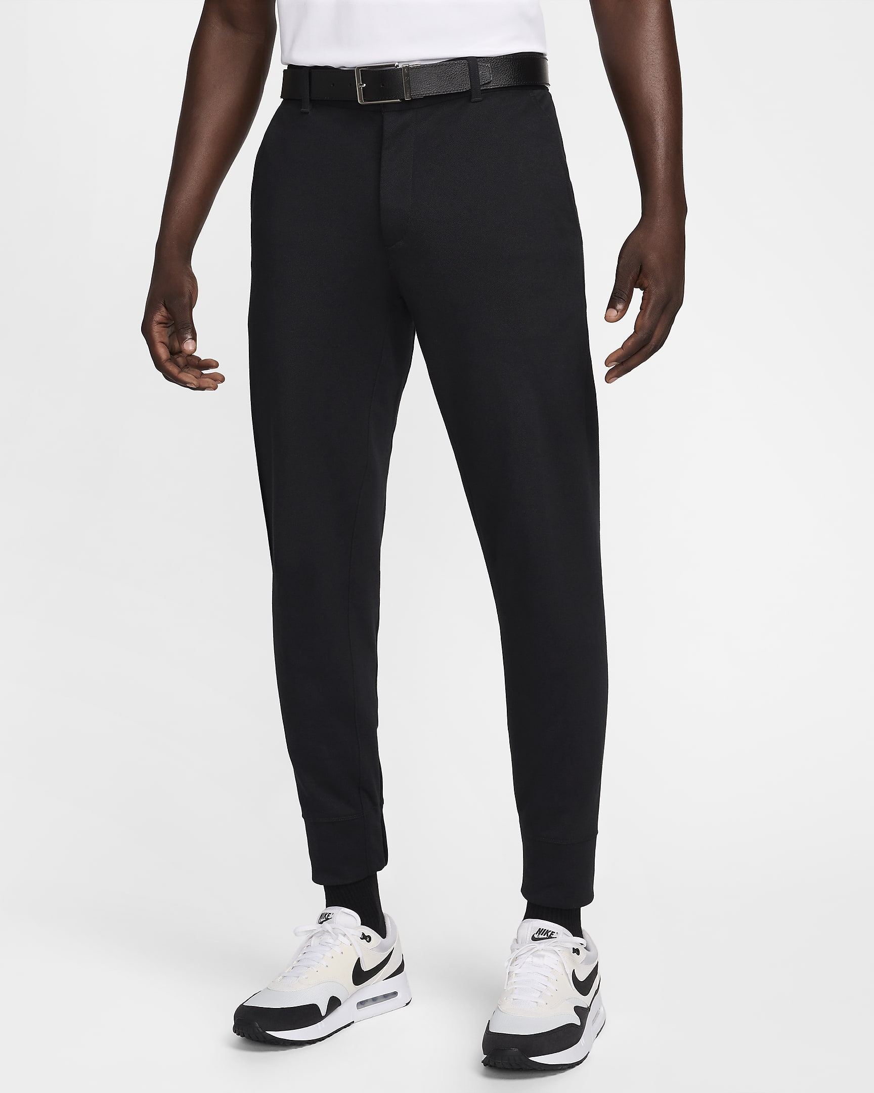 Pantaloni jogger da golf Nike Tour – Uomo - Nero/Bianco