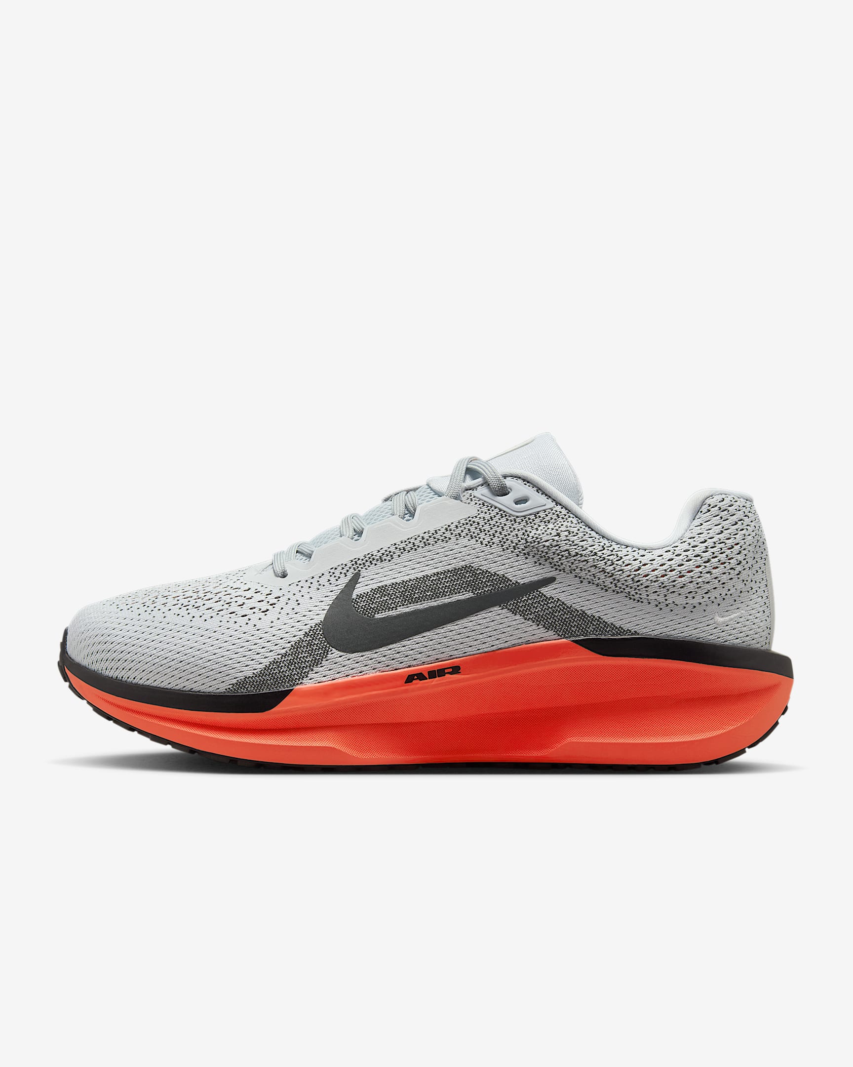 Nike Winflo 11 Men's Road Running Shoes (Extra Wide) - Pure Platinum/Bright Crimson/Vast Grey/Black