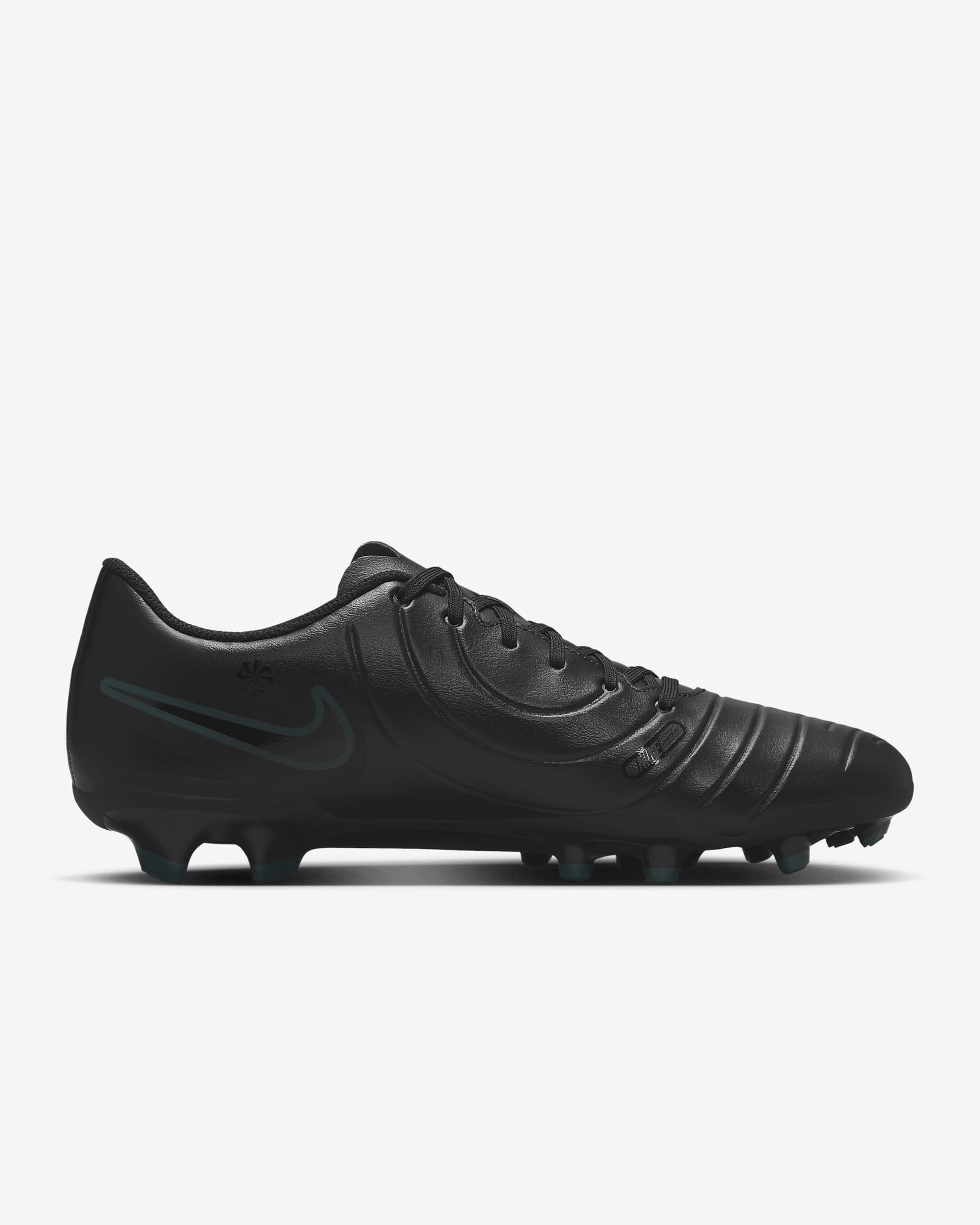 Nike Tiempo Legend 10 Club Düşük Bilekli Çoklu Zemin Kramponu - Siyah/Deep Jungle/Siyah