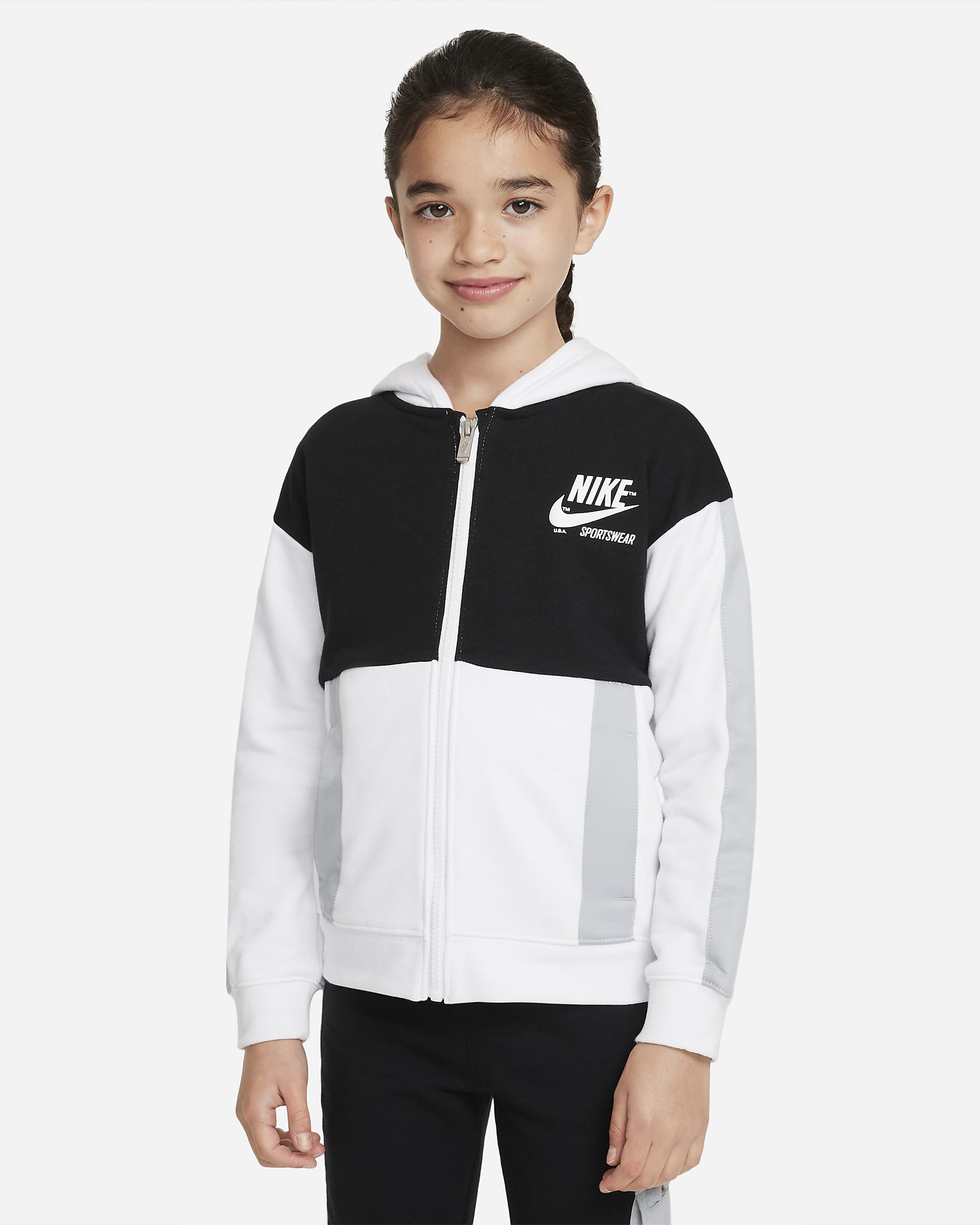 Nike Sportswear Heritage Little Kids' Full-Zip Hoodie. Nike.com