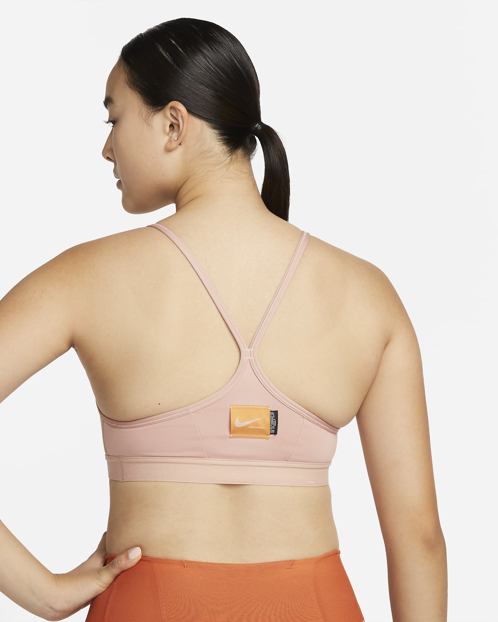 Nike Indy Women's LightSupport Padded Graphic Sports Bra. Nike IN