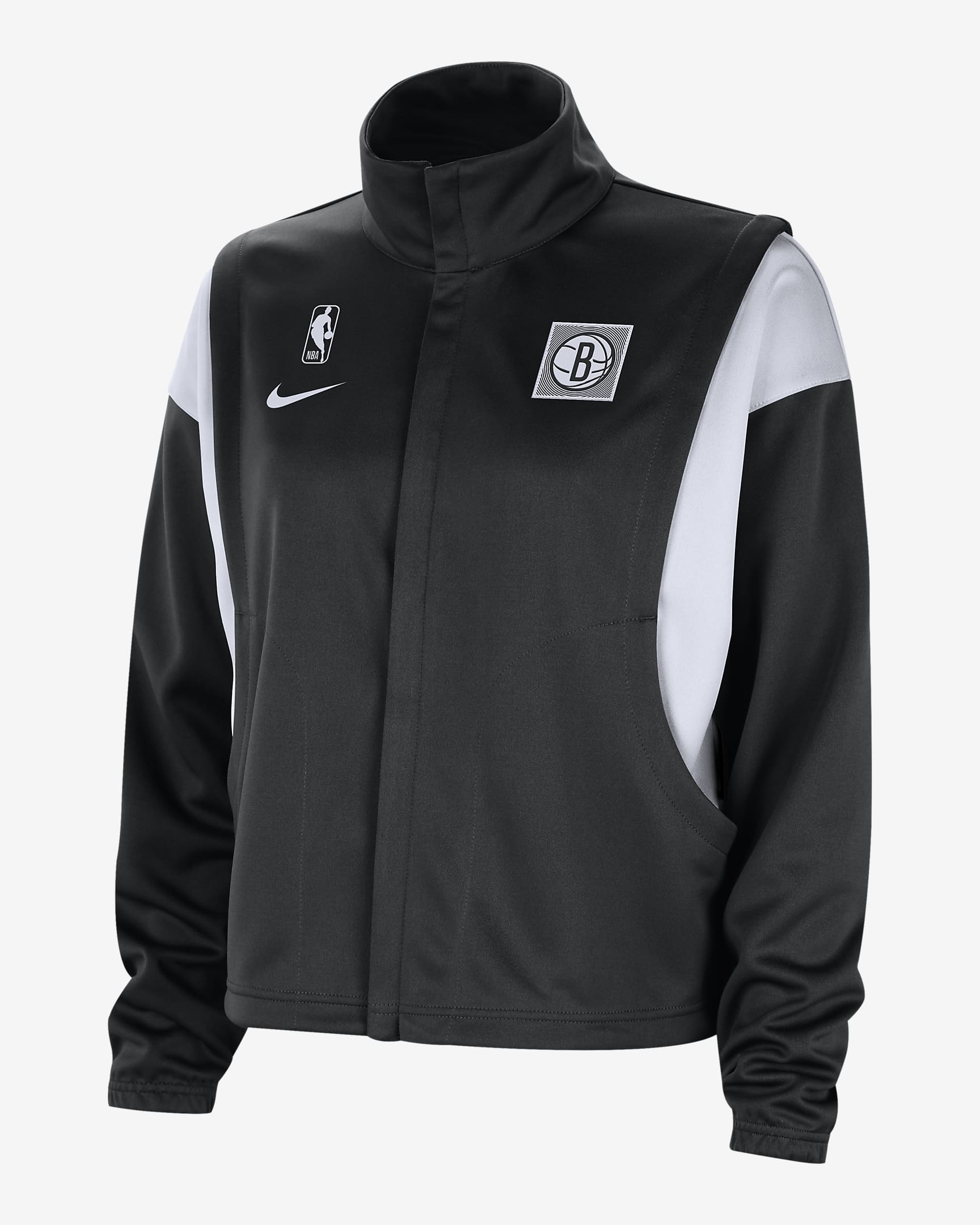 Brooklyn Nets Retro Fly Women's Nike NBA Jacket. Nike SI