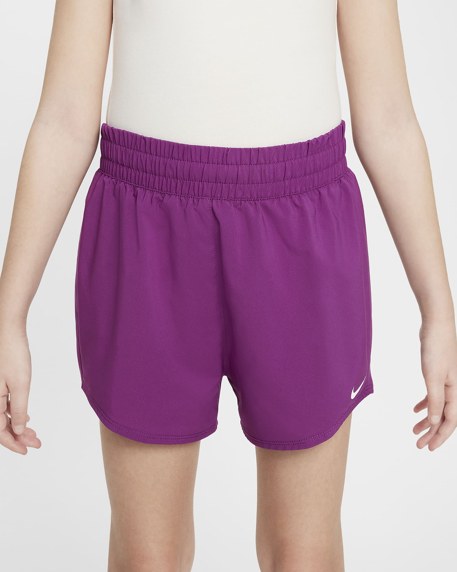 Nike One Older Kids' (Girls') Dri-FIT High-Waisted Woven Training ...