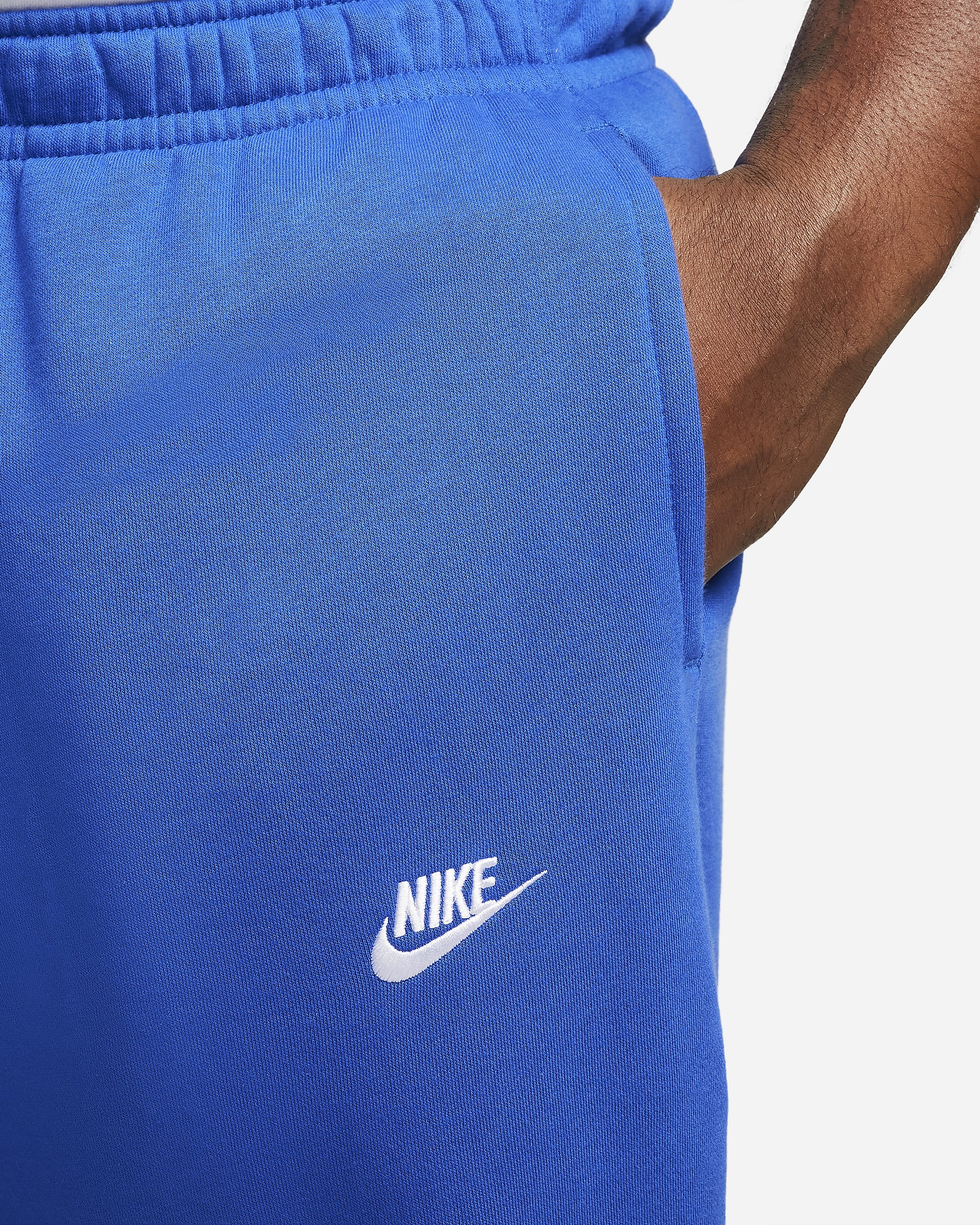 Pantaloni jogger Nike Sportswear Club Fleece - Game Royal/Game Royal/Bianco