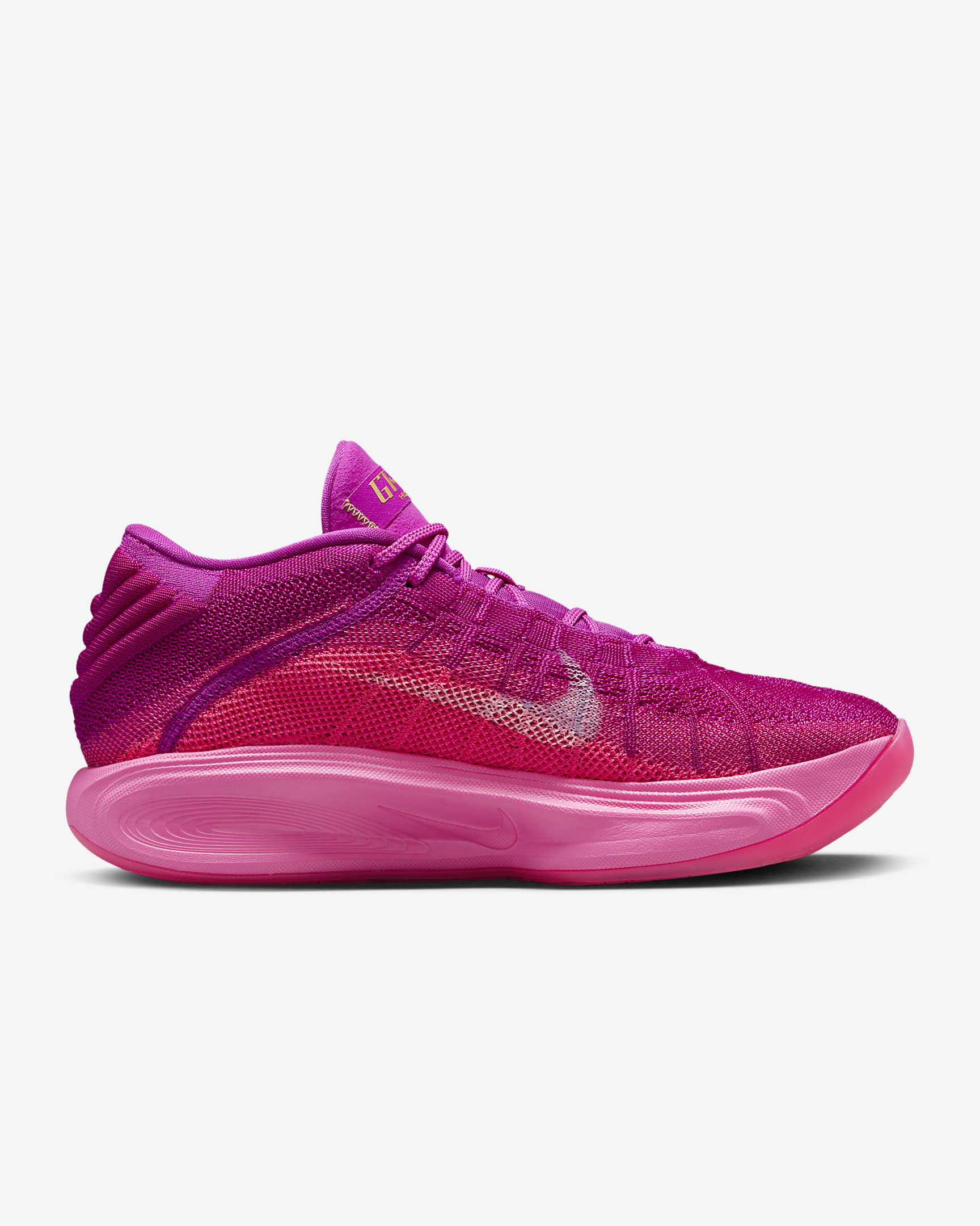 Nike G.T. Hustle 3 EP Basketball Shoes - Hyper Pink/Vivid Grape/Total Orange/White