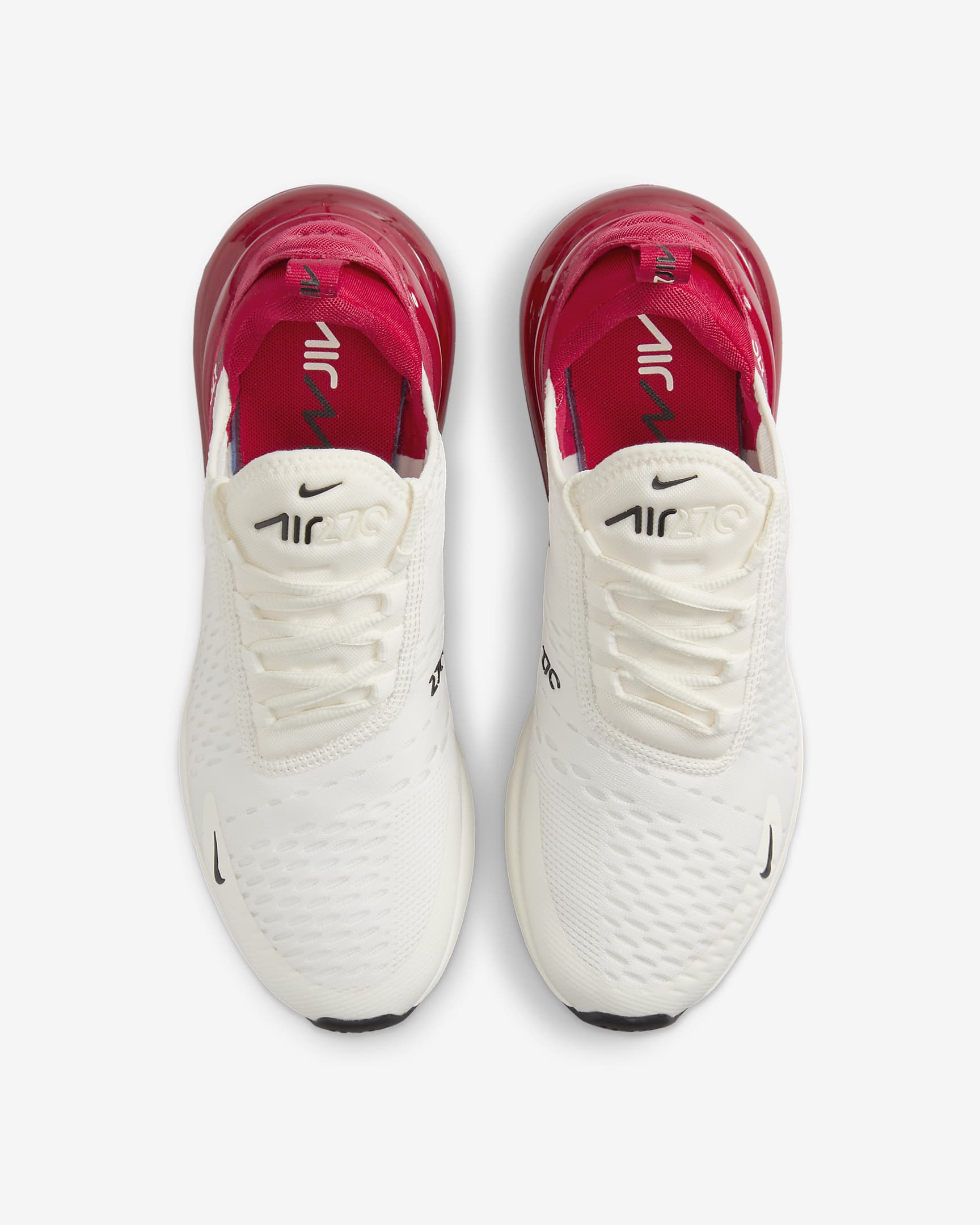 Chaussure Nike Air Max 270 pour femme - Gym Red/Noir/Sail