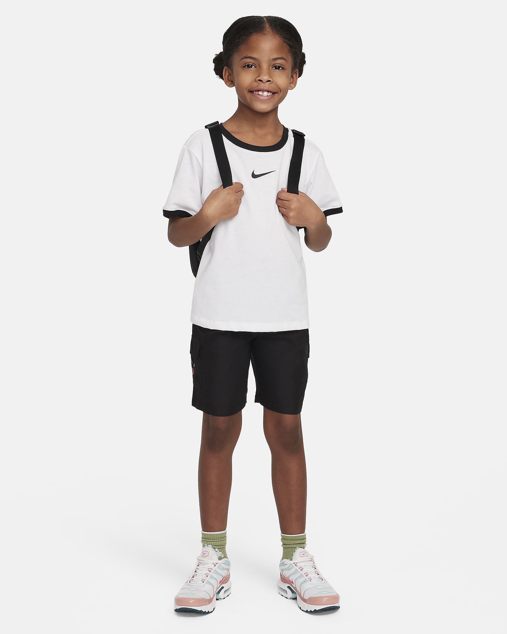 Nike Little Kids' Cargo Shorts - Black