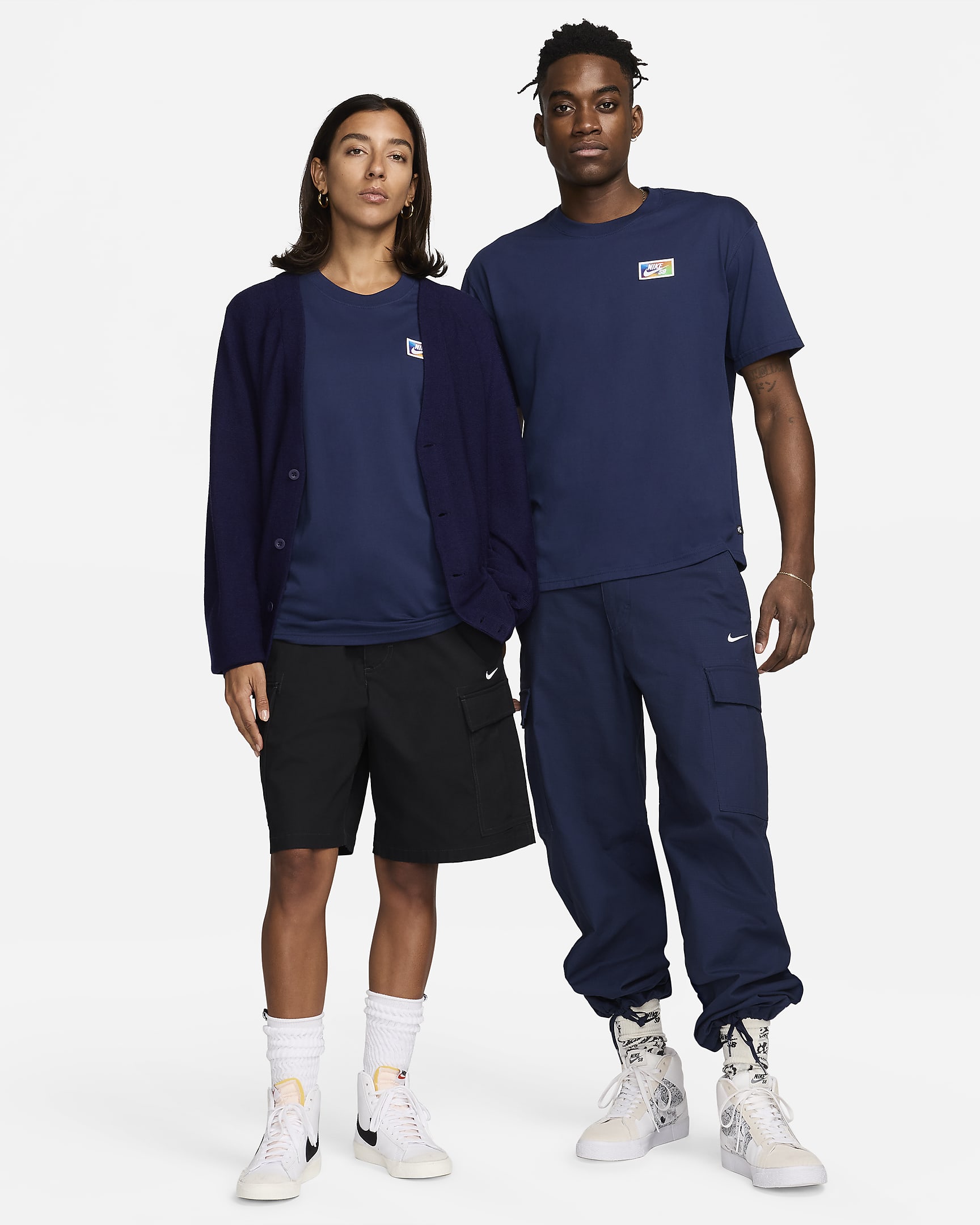 Nike SB Skate T-Shirt - Midnight Navy