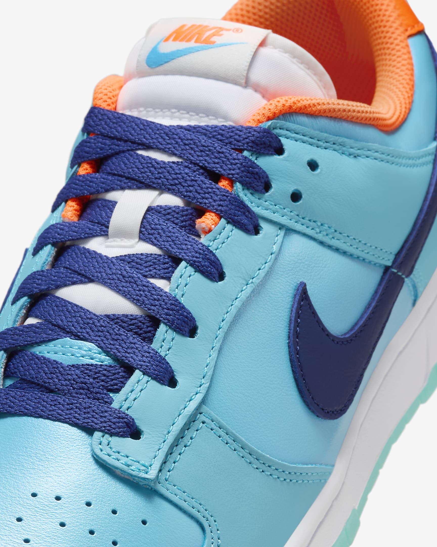 Nike Dunk Low SE Men's Shoes - Baltic Blue/Total Orange/White/Deep Royal Blue