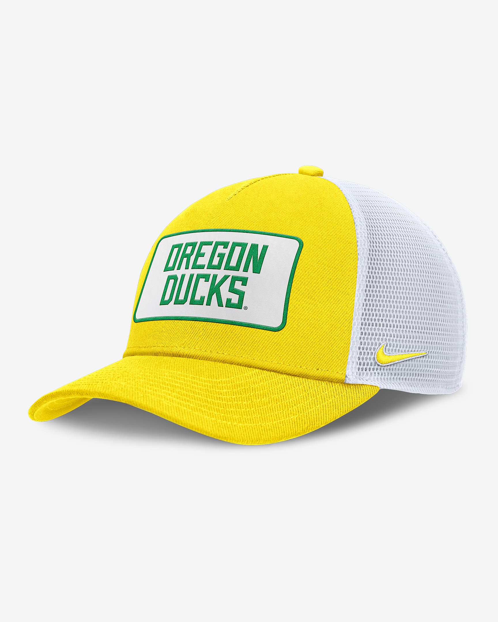 Gorra de rejilla universitaria Nike ajustable para hombre Oregon On-Field Rise - Amarillo