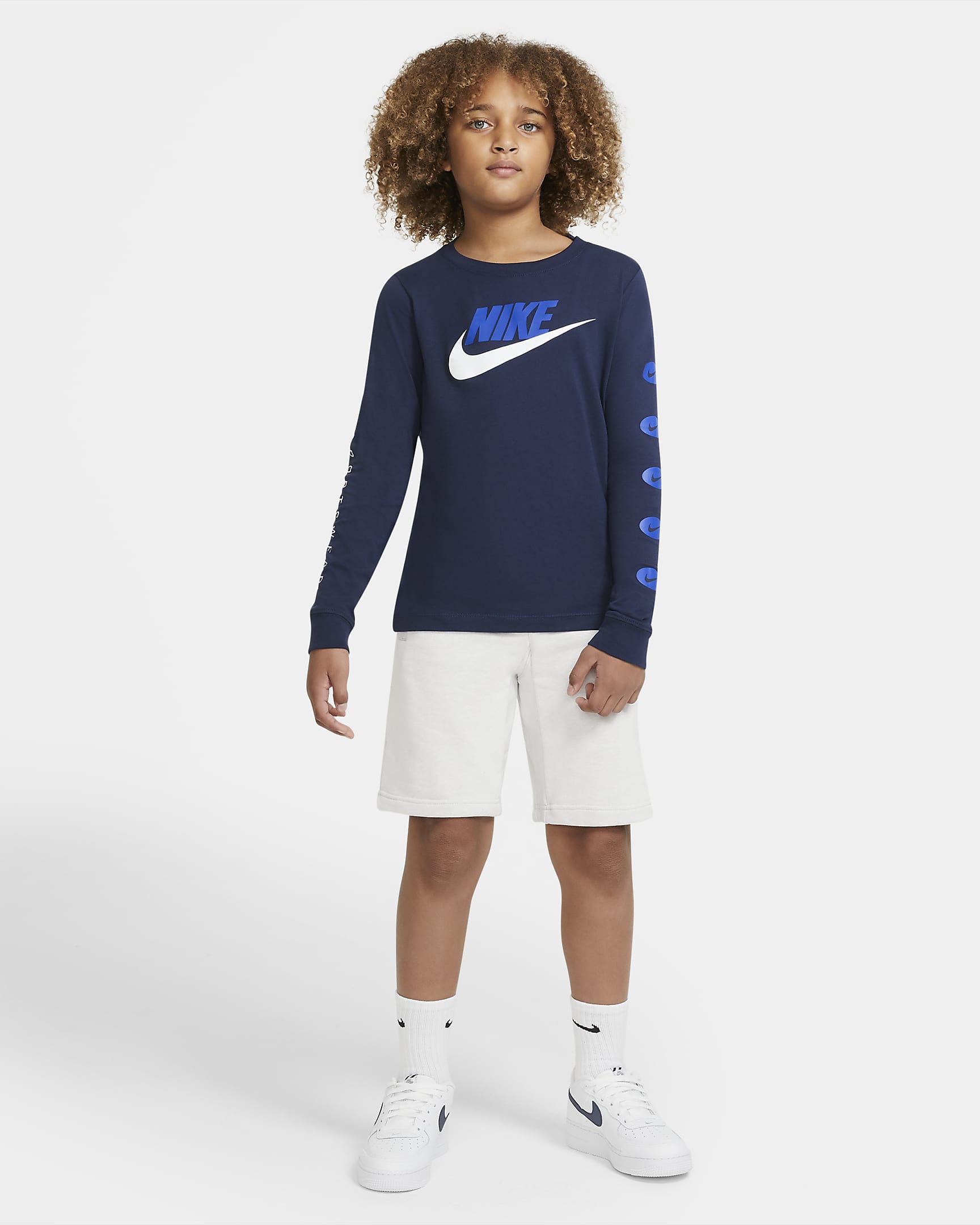 Nike Sportswear Big Kids’ (Boys’) Long-Sleeve T-Shirt. Nike.com