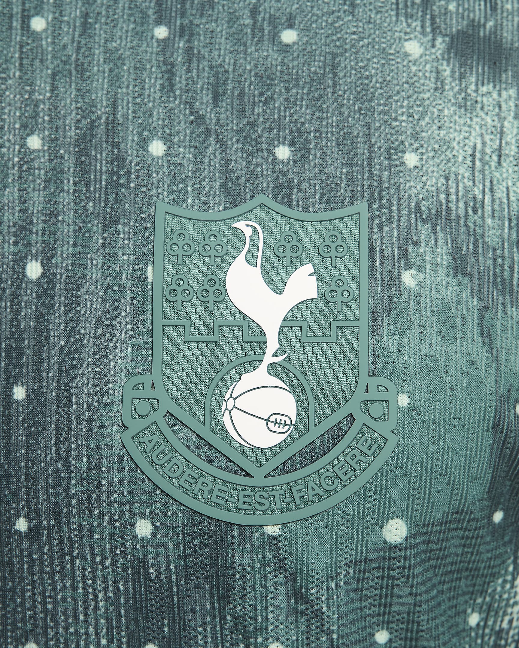 Męska koszulka piłkarska Nike Dri-FIT ADV Authentic Tottenham Hotspur Match 2024/25 (wersja trzecia) - Enamel Green/Bicoastal/Biel