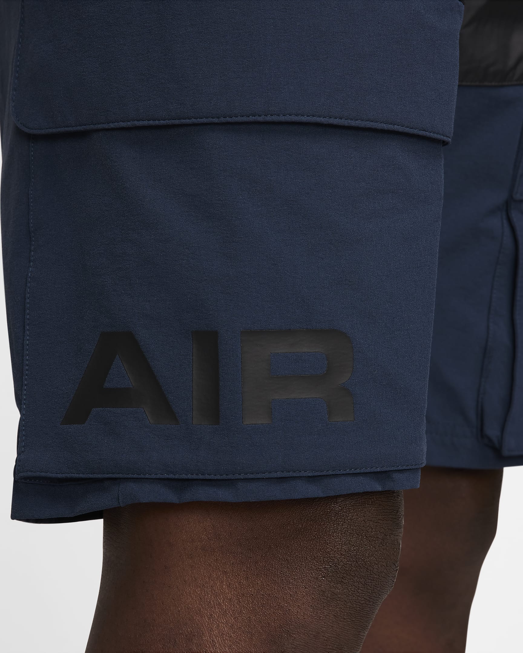 Short cargo tissé Nike Air Max pour homme - Armory Navy/Dark Smoke Grey