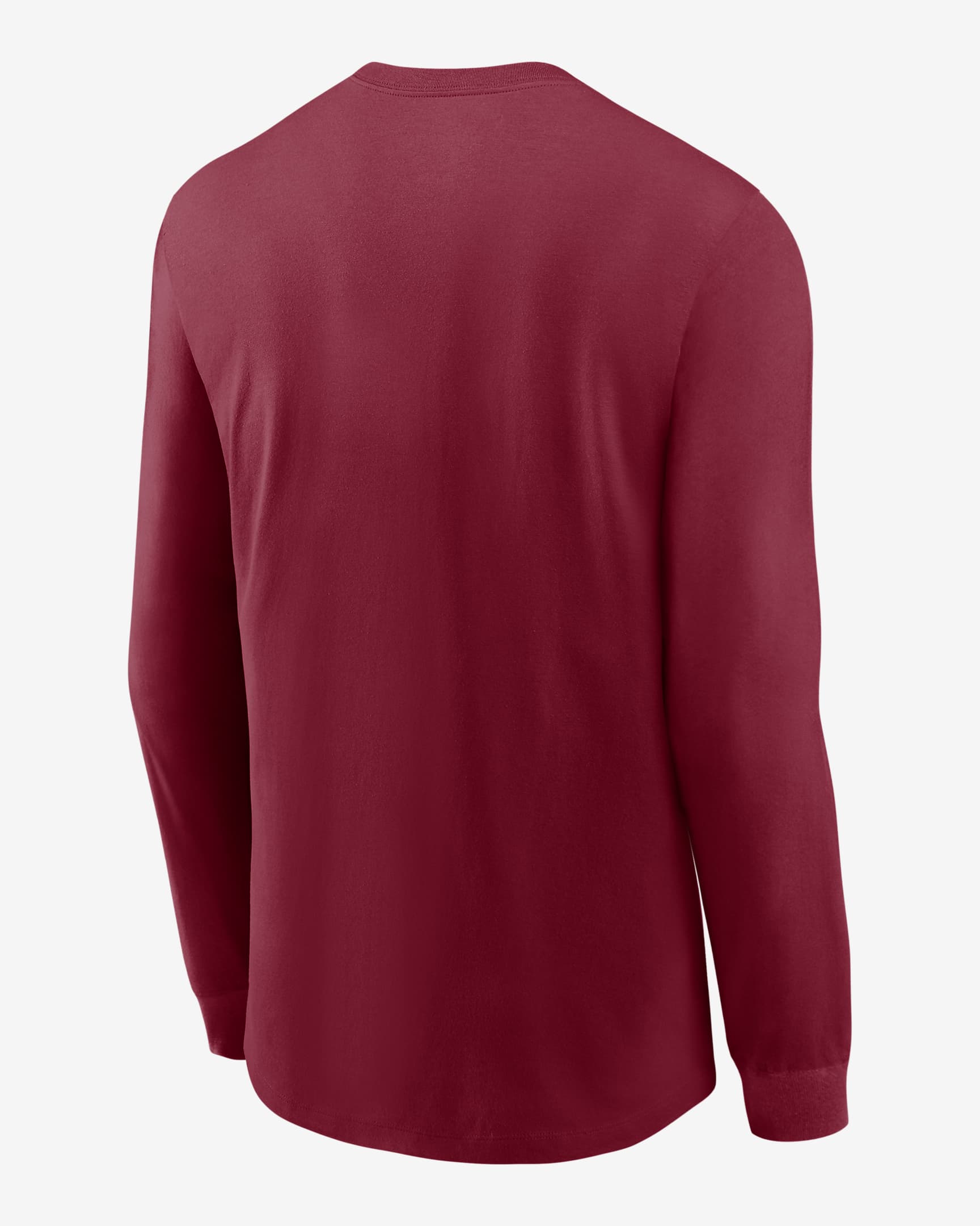 Alabama Crimson Tide Legacy Primary Logo Men's Nike College Long-Sleeve T-Shirt - Team Crimson