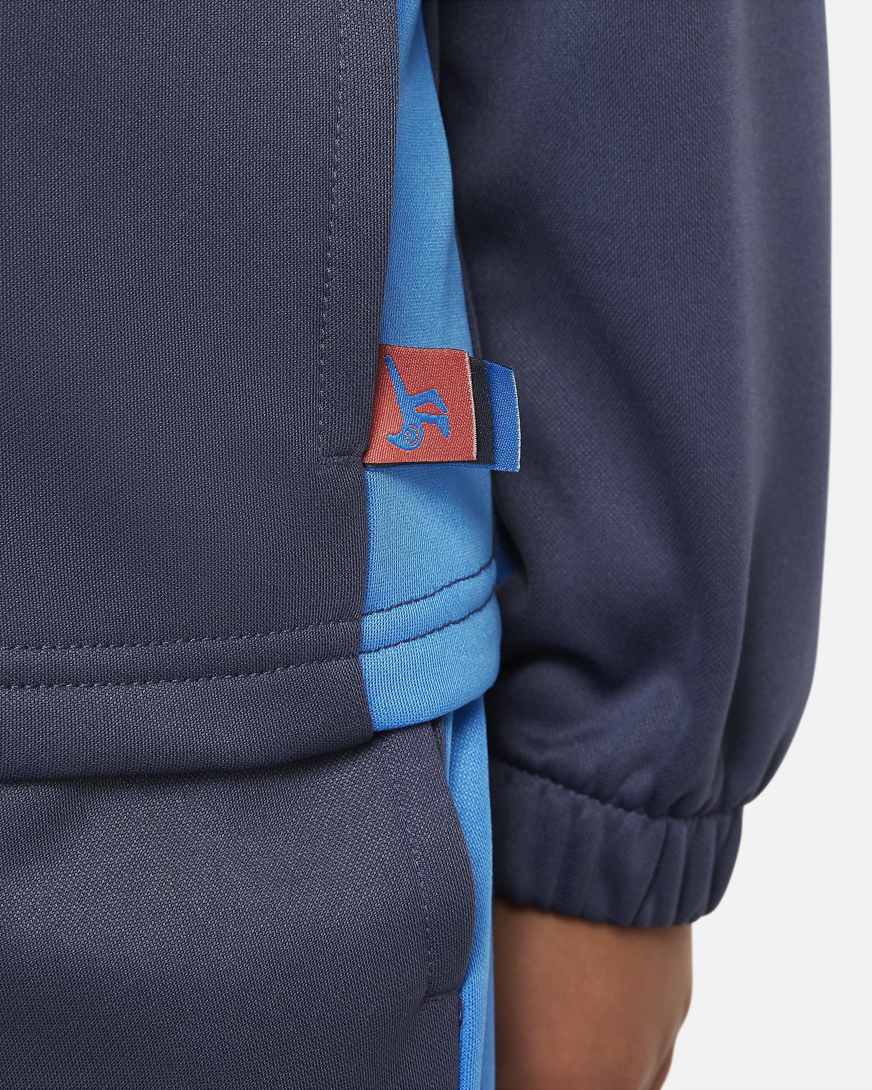 Nike Dri-FIT Colorblocked Little Kids' 2-Piece Full-Zip Set - Thunder Blue