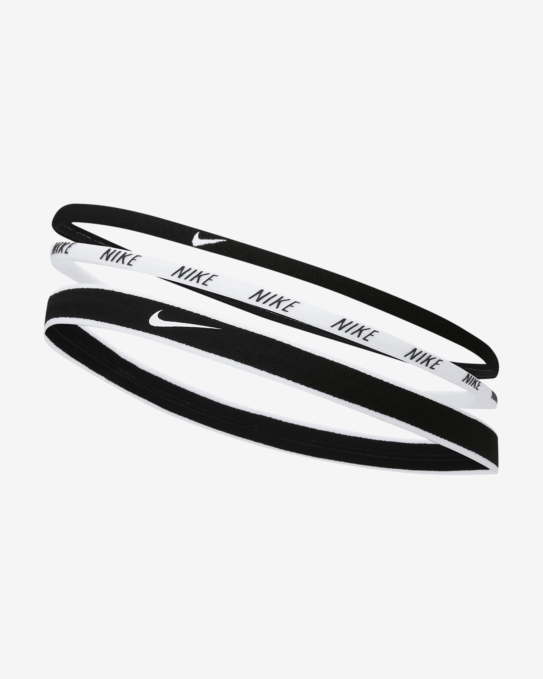 nike accessories mixed width headbands 3 pack