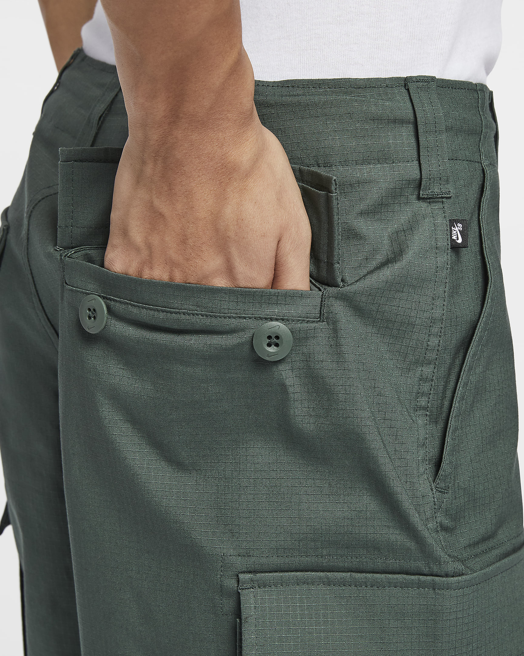 Nike SB Kearny Men's Cargo Skate Shorts - Vintage Green