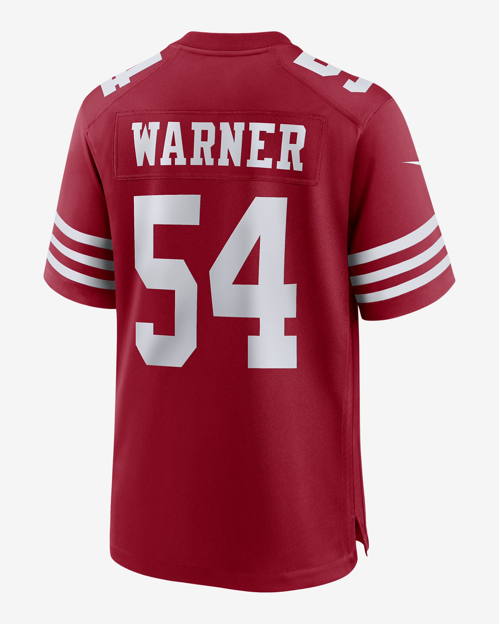 NFL San Francisco 49ers (Fred Warner) Men's Game Football Jersey. Nike.com