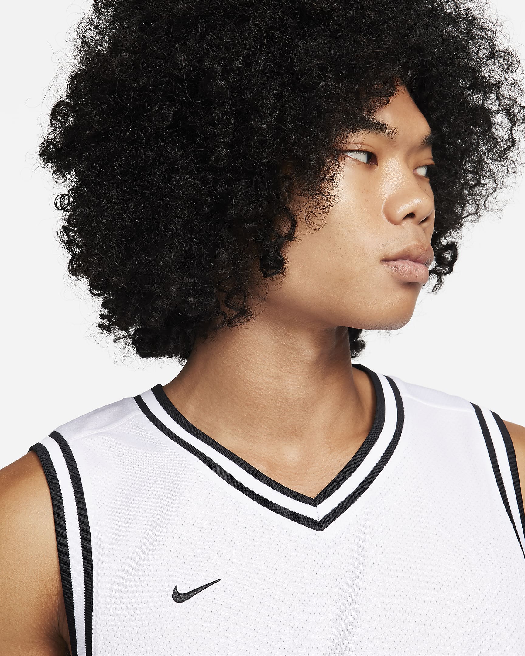 Maglia da basket Dri-FIT Nike DNA – Uomo - Bianco/Nero