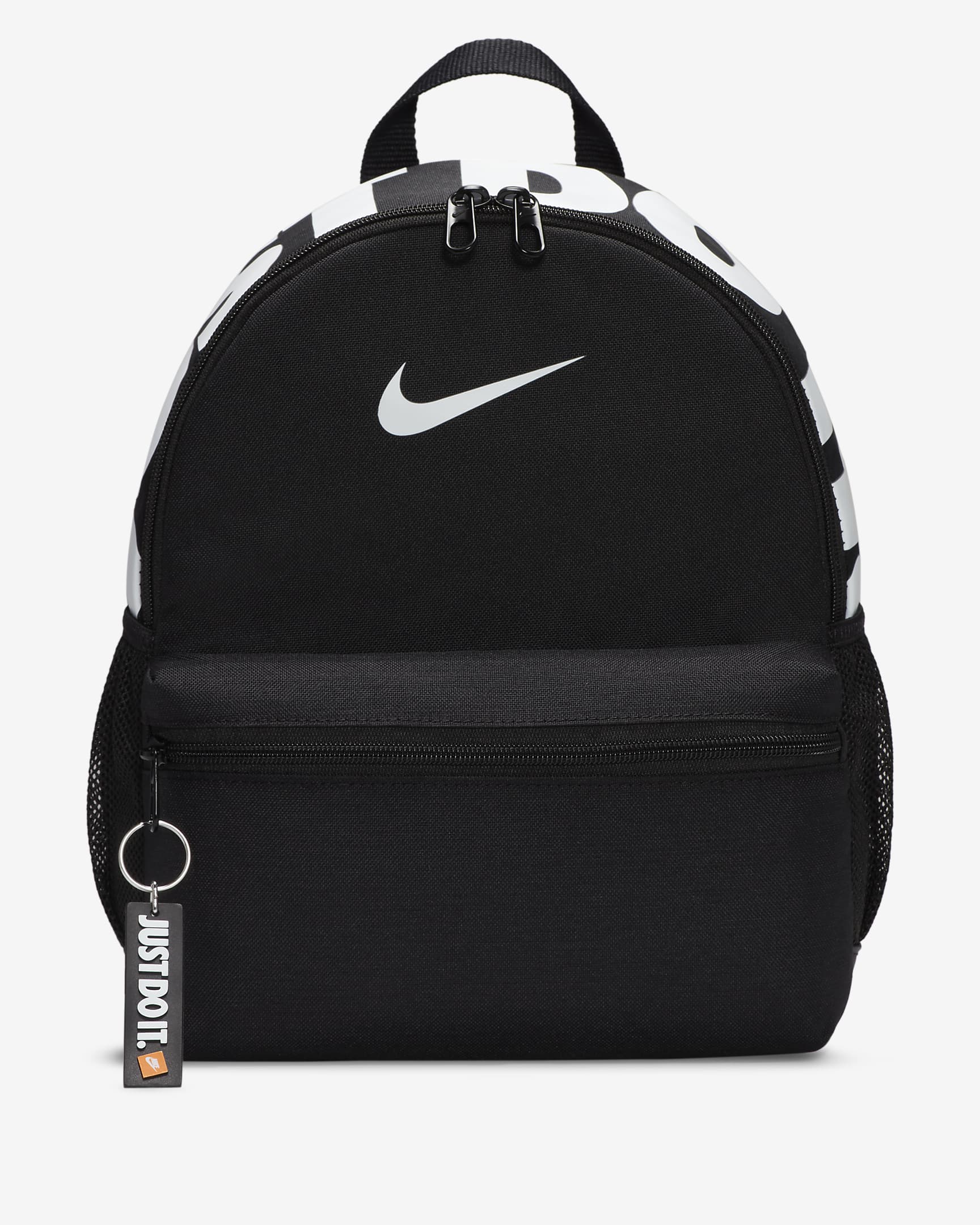 Nike Brasilia JDI Kids' Mini Backpack (11L) - Black/Black/White