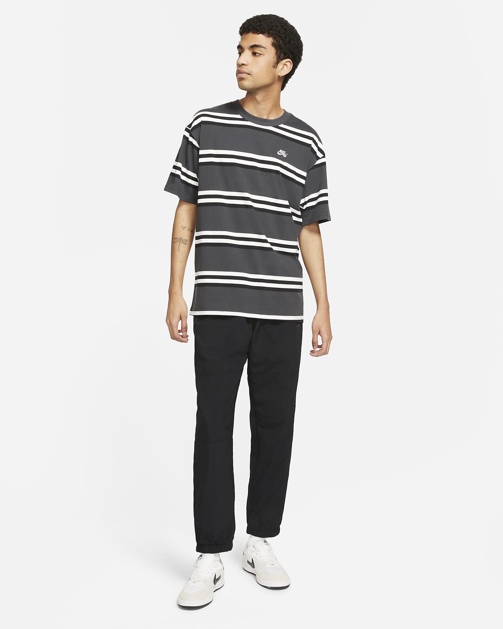 striped nike shirt