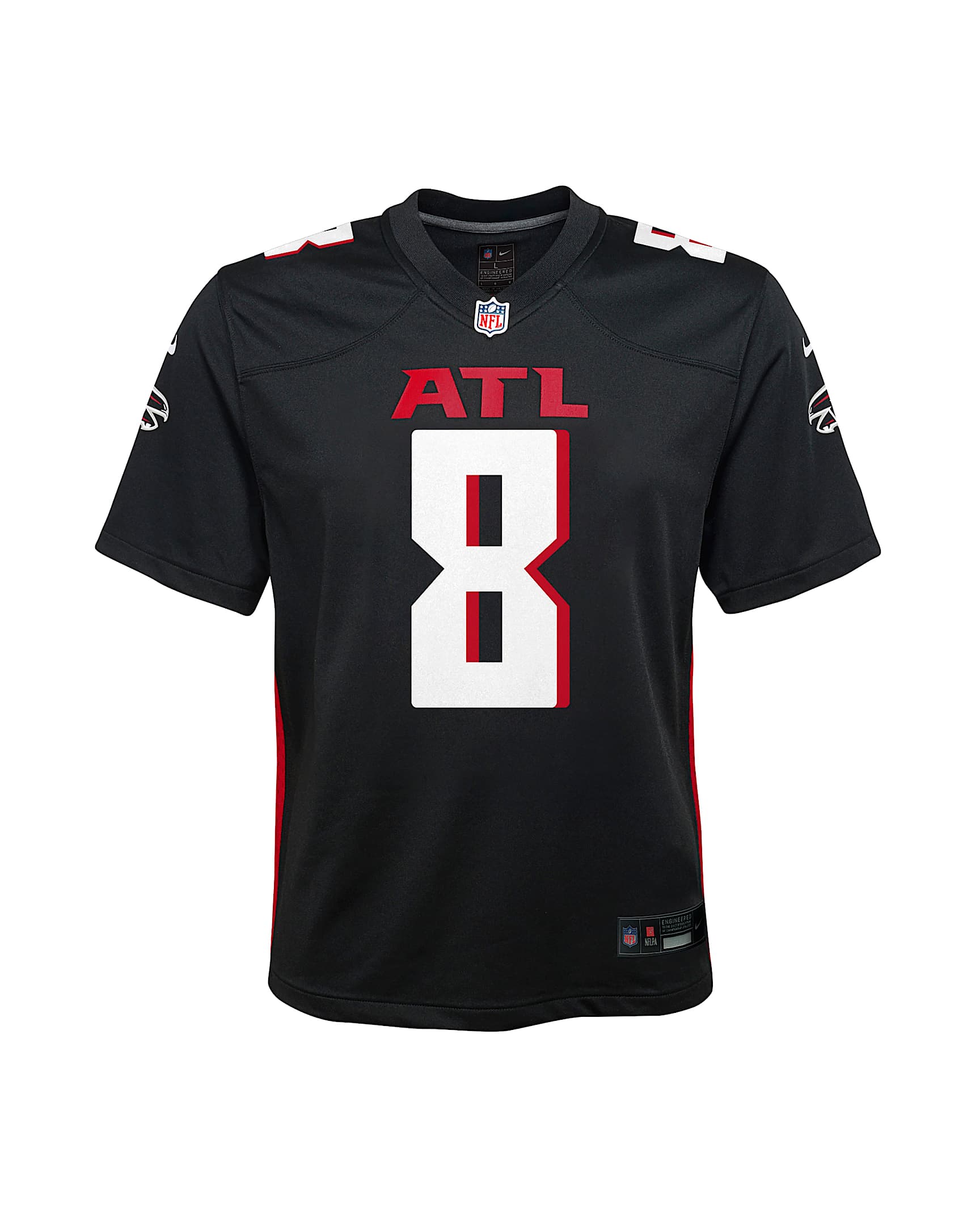 Kyle Pitts Sr. Atlanta Falcons Big Kids' Nike NFL Game Jersey - Black
