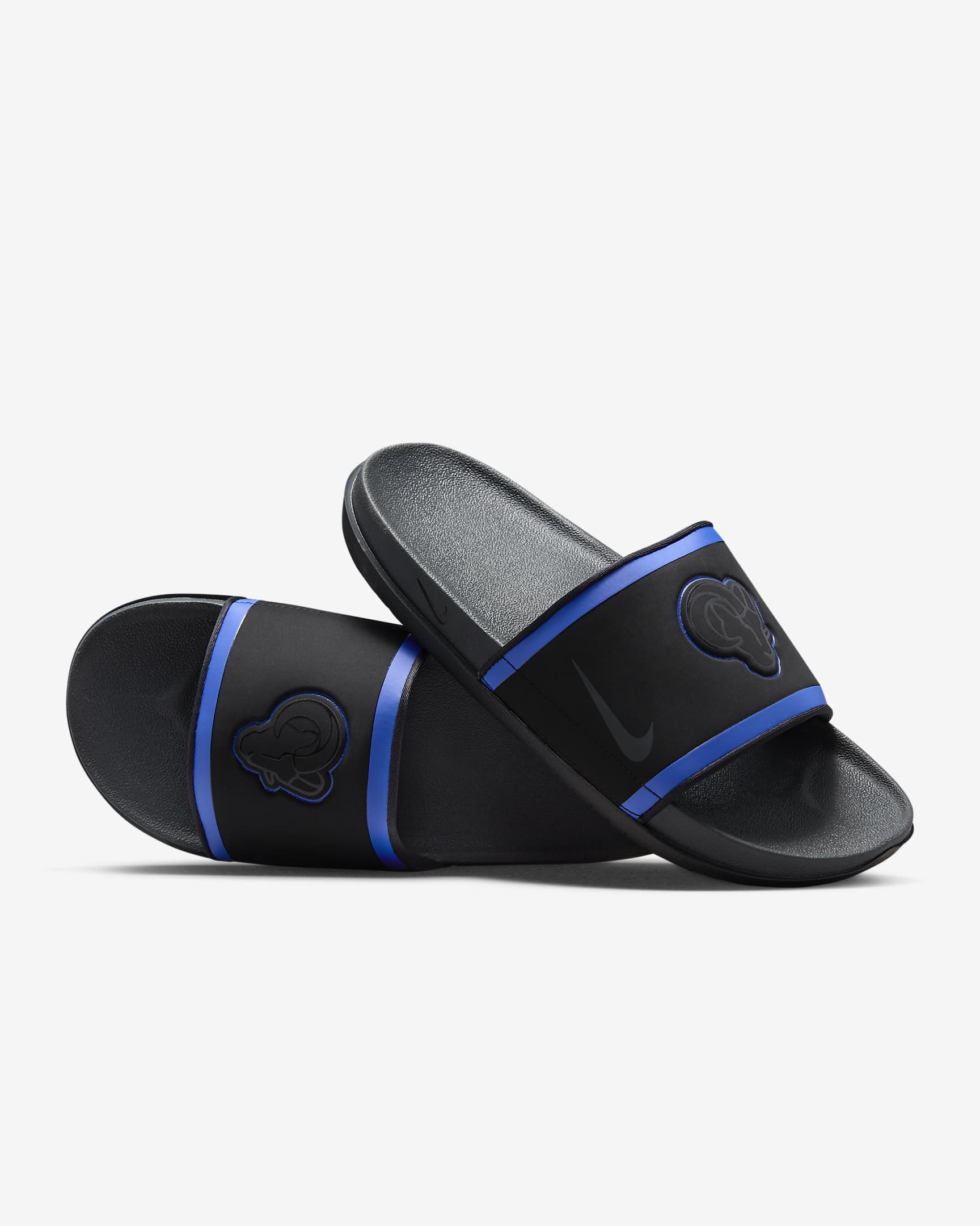 Nike Offcourt (NFL Los Angeles Rams) Slide - Black/Hyper Royal/Midwest Gold/Anthracite