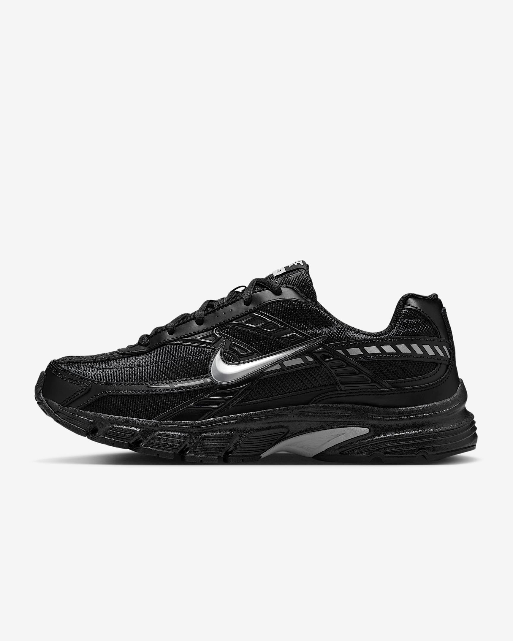 Nike Initiator Men's Shoes - Black/Black/Dark Smoke Grey/Metallic Silver