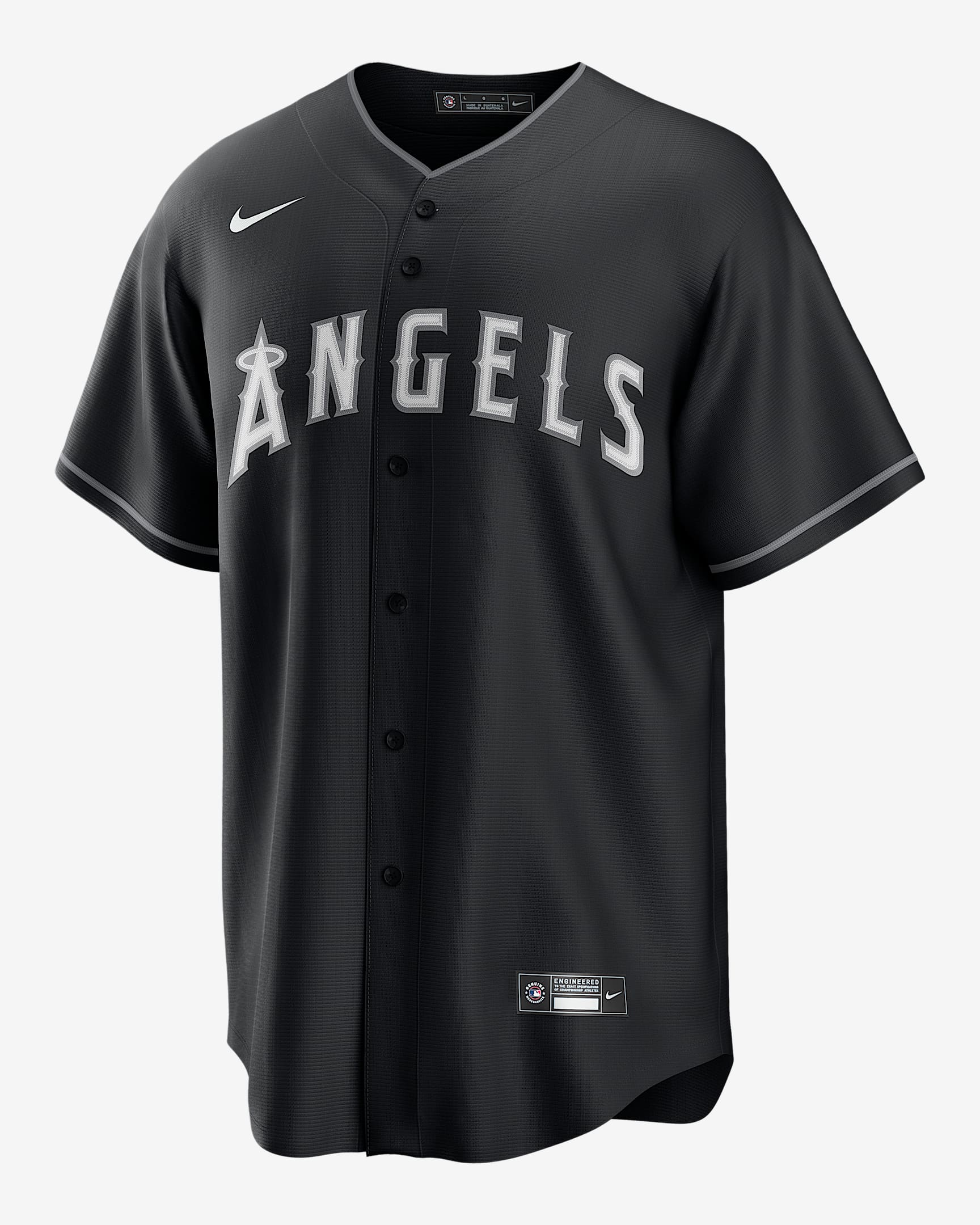 Mike Trout Los Angeles Angels Men's Nike MLB Replica Jersey - Black