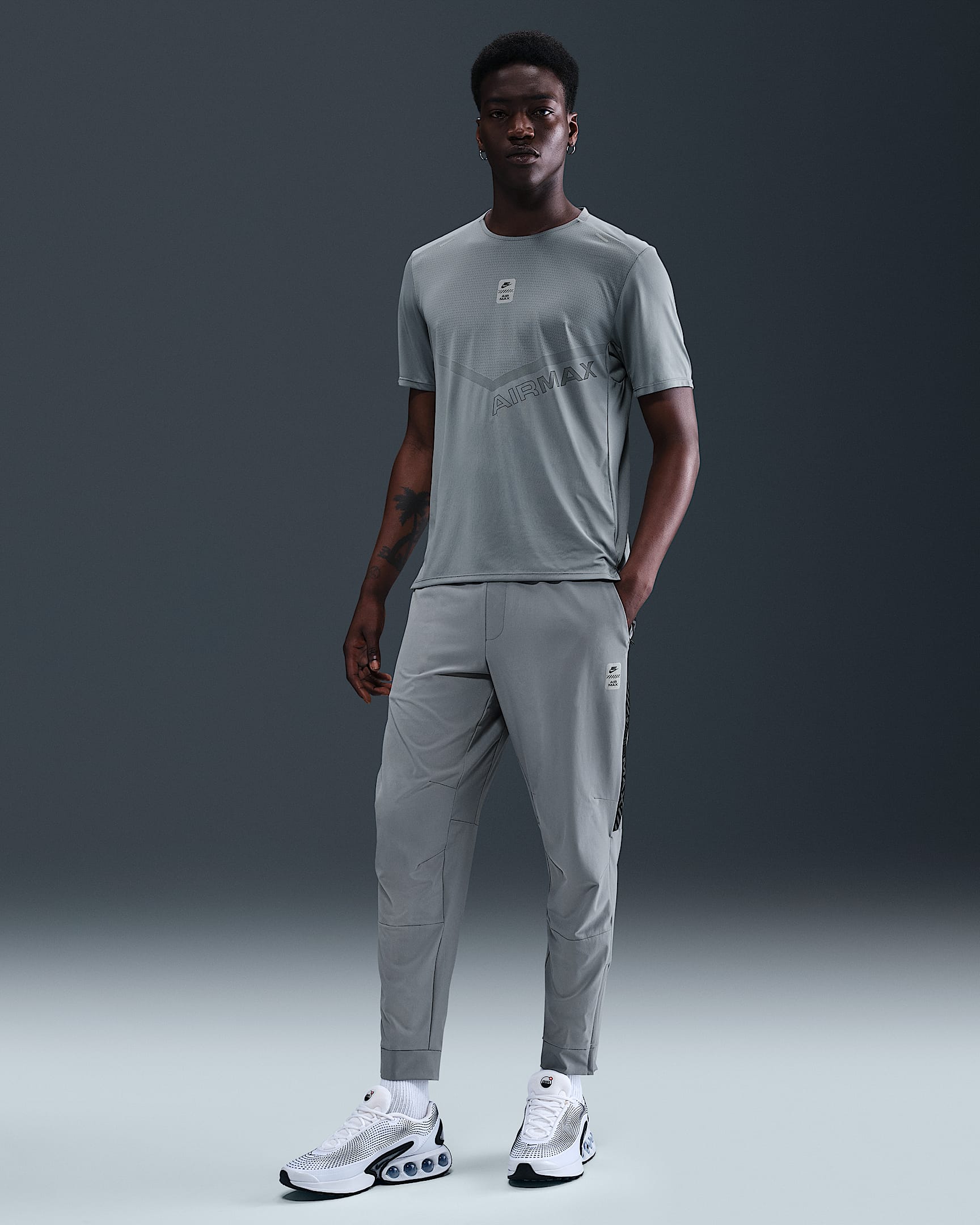 Nike Air Max szőtt férfi szabadidőnadrág - Cool Grey