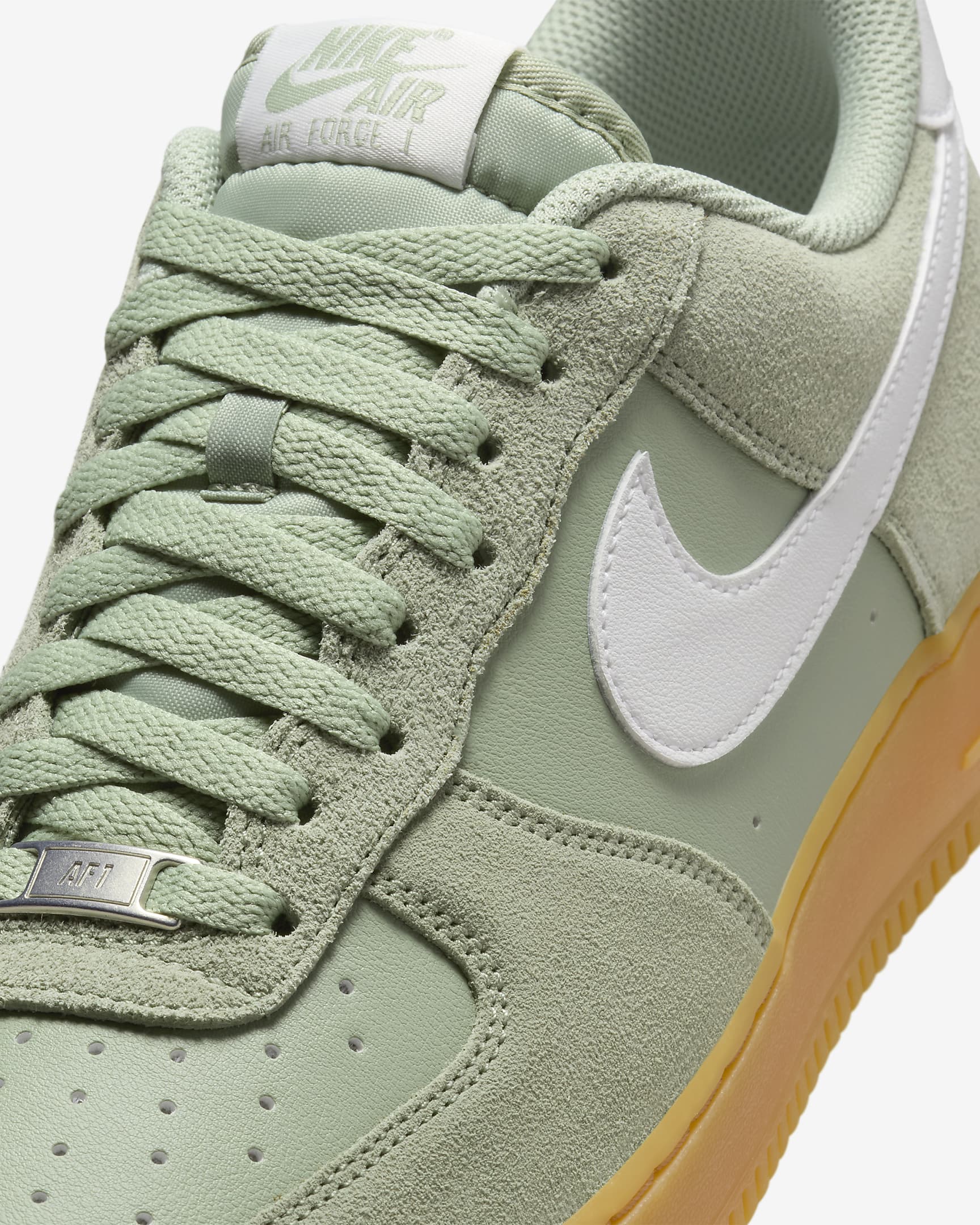 Nike Air Force 1 '07 LV8 男鞋 - Jade Horizon/Gum Light Brown/Summit White