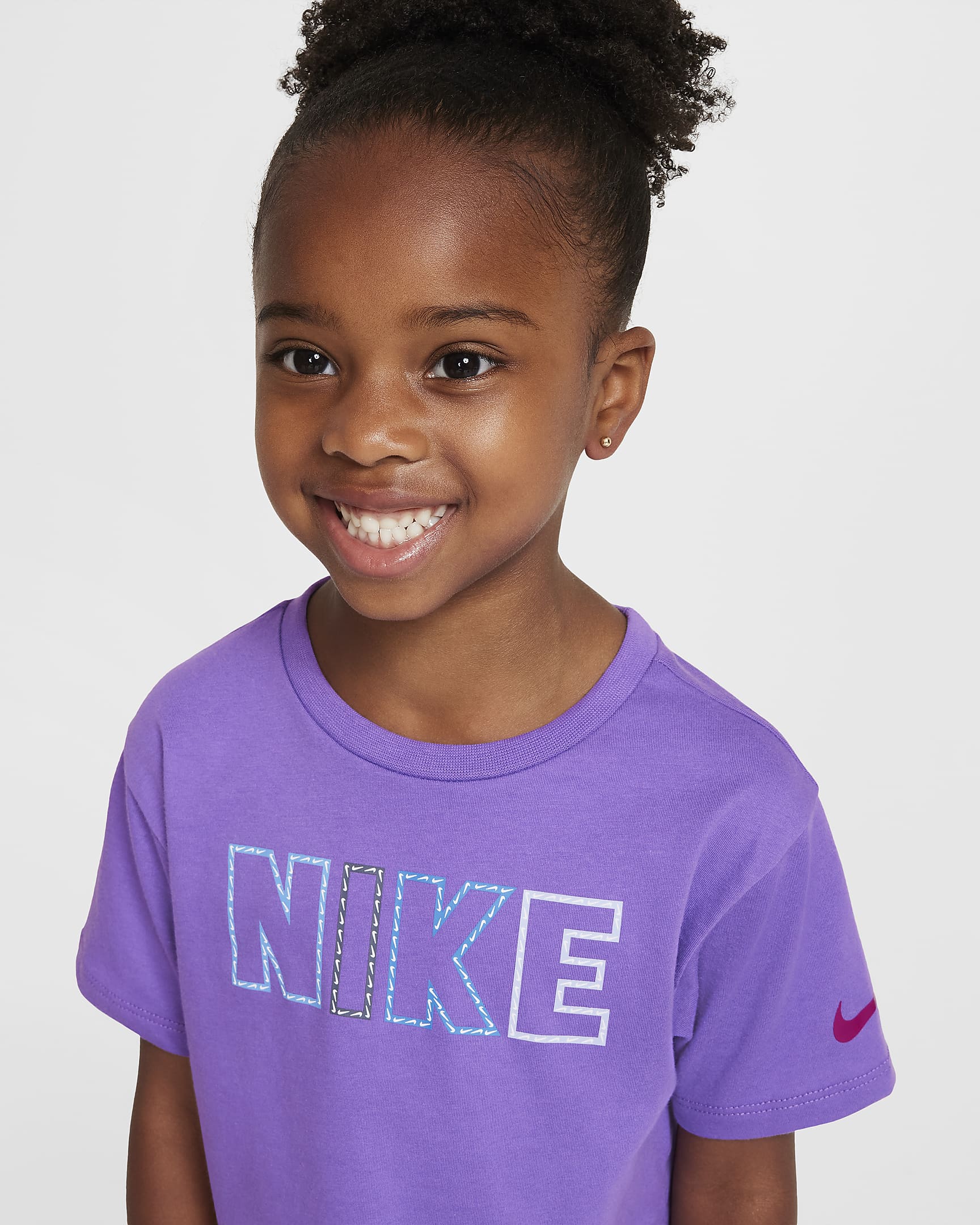 Nike Femme Pop Toddler T-Shirt - Black Raspberry