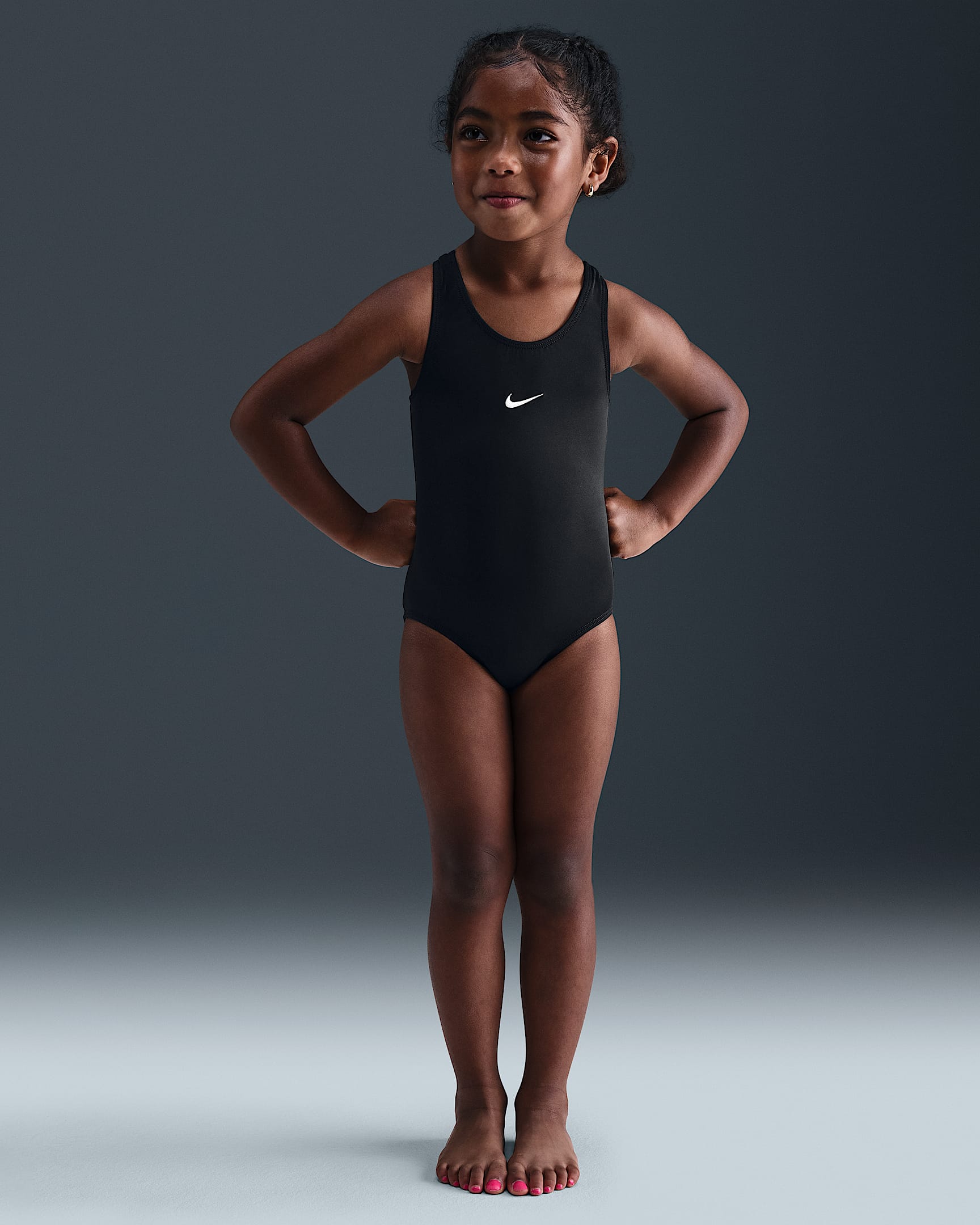 Nike Gymnastics Nike Mesh Racerback Training Leotard - Black