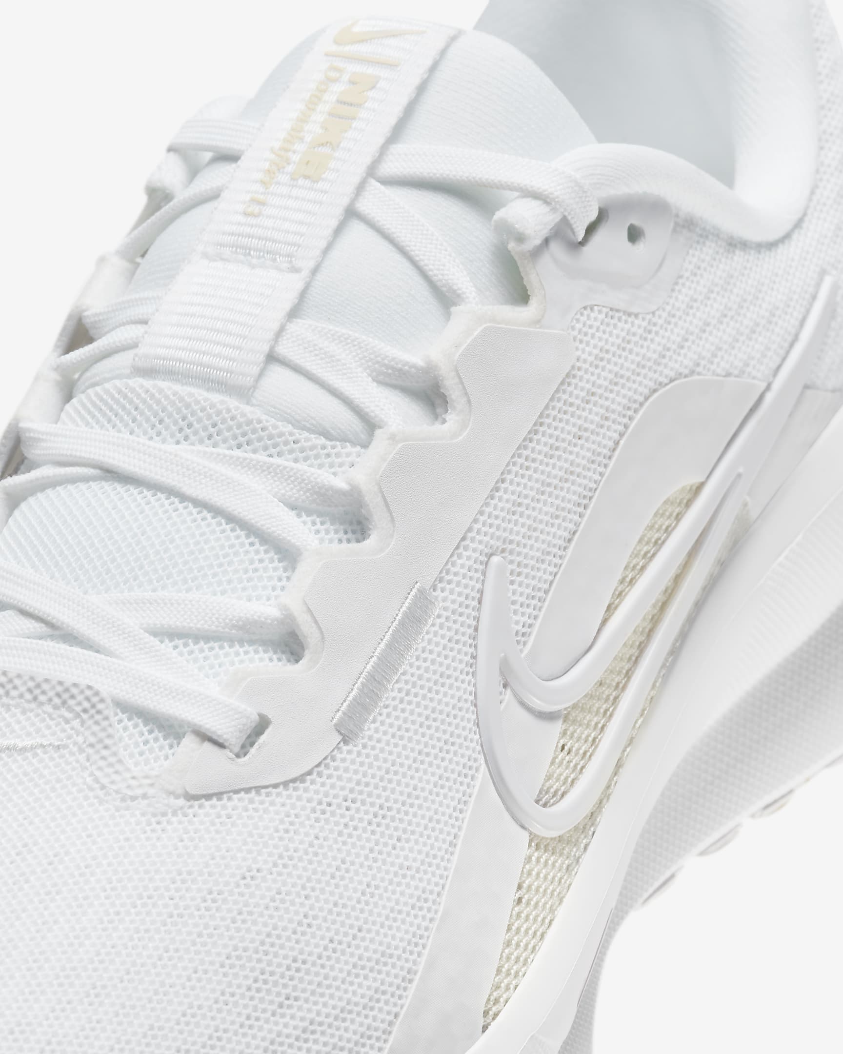 Tenis de correr en pavimento para mujer Nike Downshifter 13 - Blanco/Tinte platino/Blanco