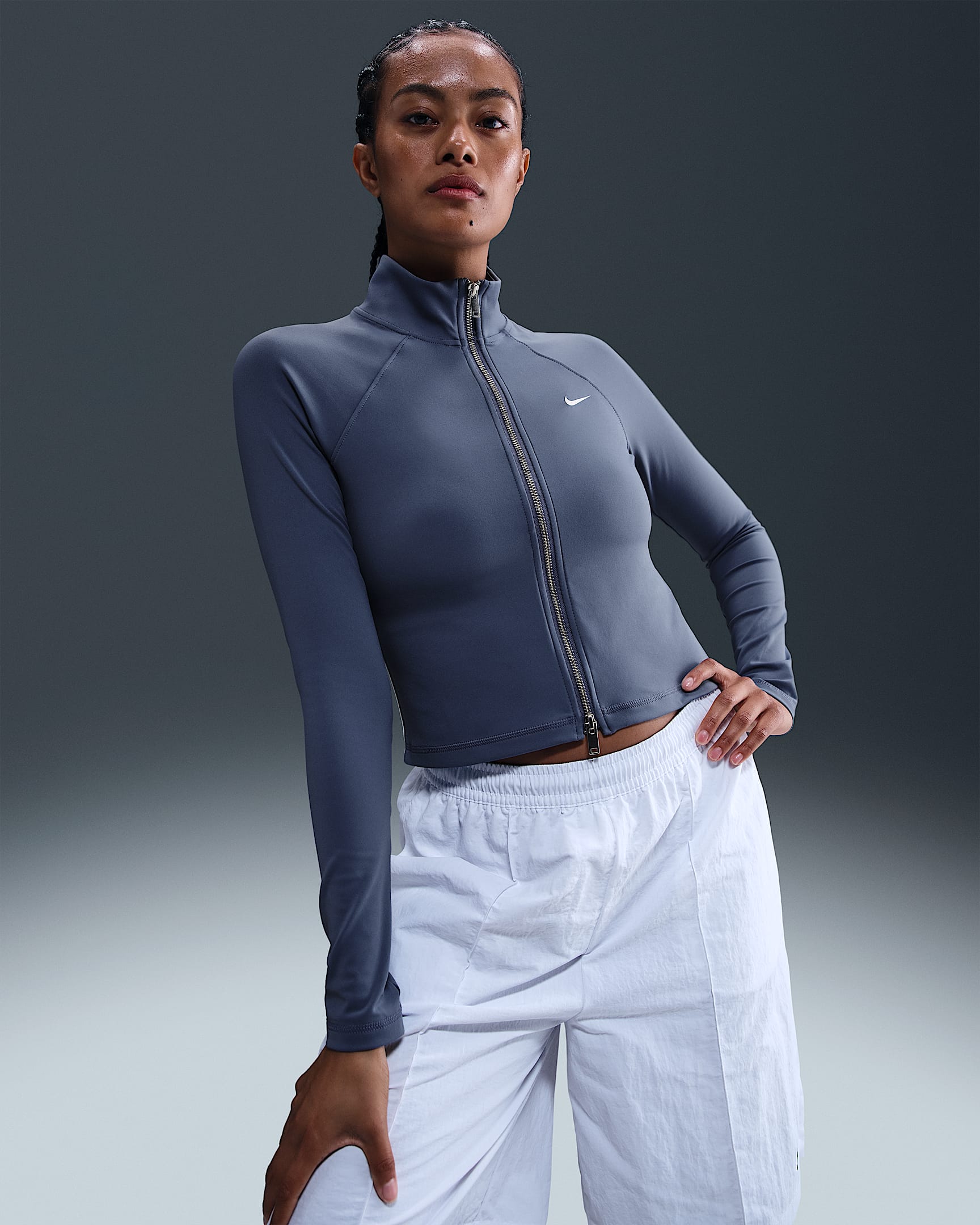 Nike Sportswear Women's Jacket - Slate/Slate/White