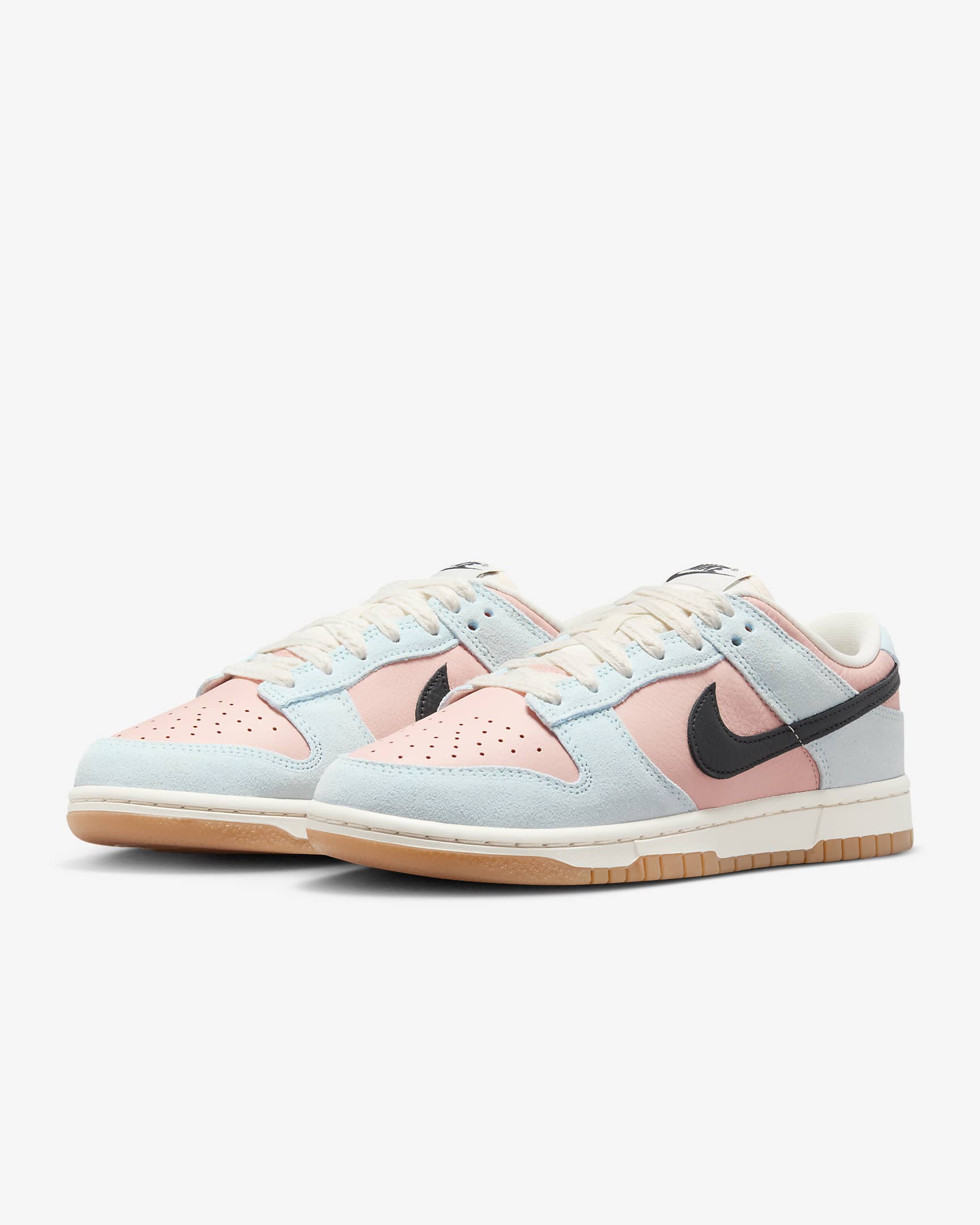 Nike Dunk Low damesschoenen - Glacier Blue/Arctic Orange/Pale Ivory/Off Noir