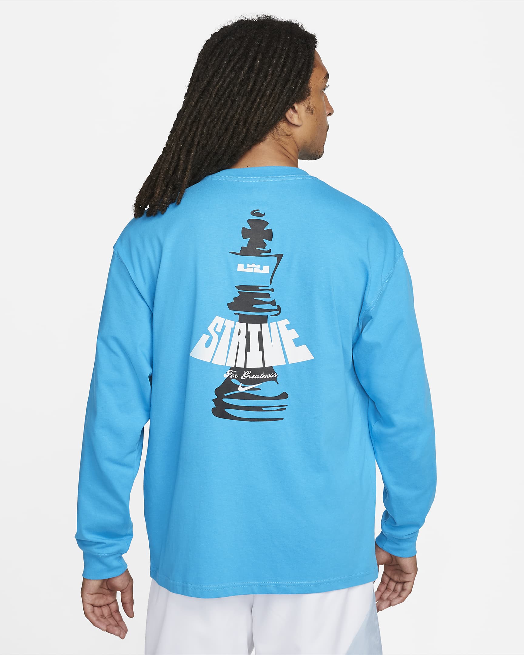 LeBron Men's LongSleeve Basketball TShirt. Nike HU