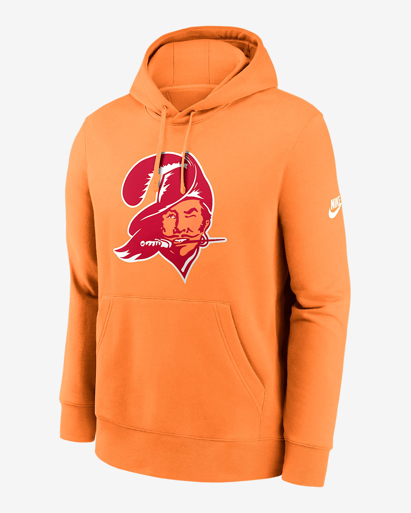 Tampa Bay Buccaneers Club Logo Men's Nike NFL Pullover Hoodie - Orange