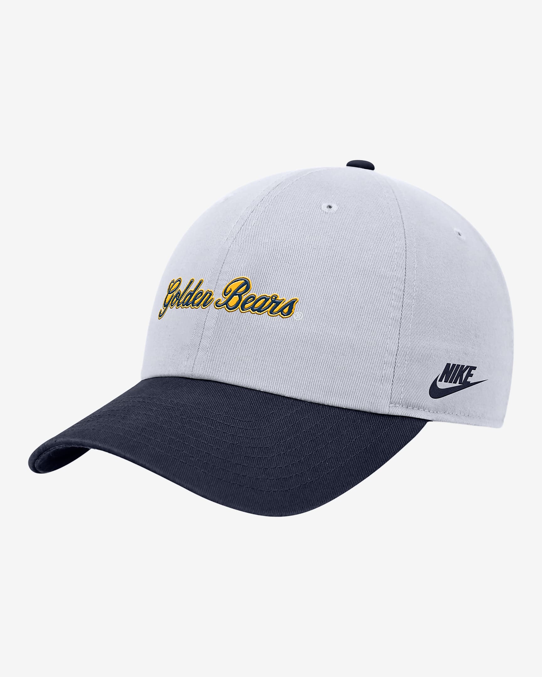 Cal Nike College Campus Cap - White