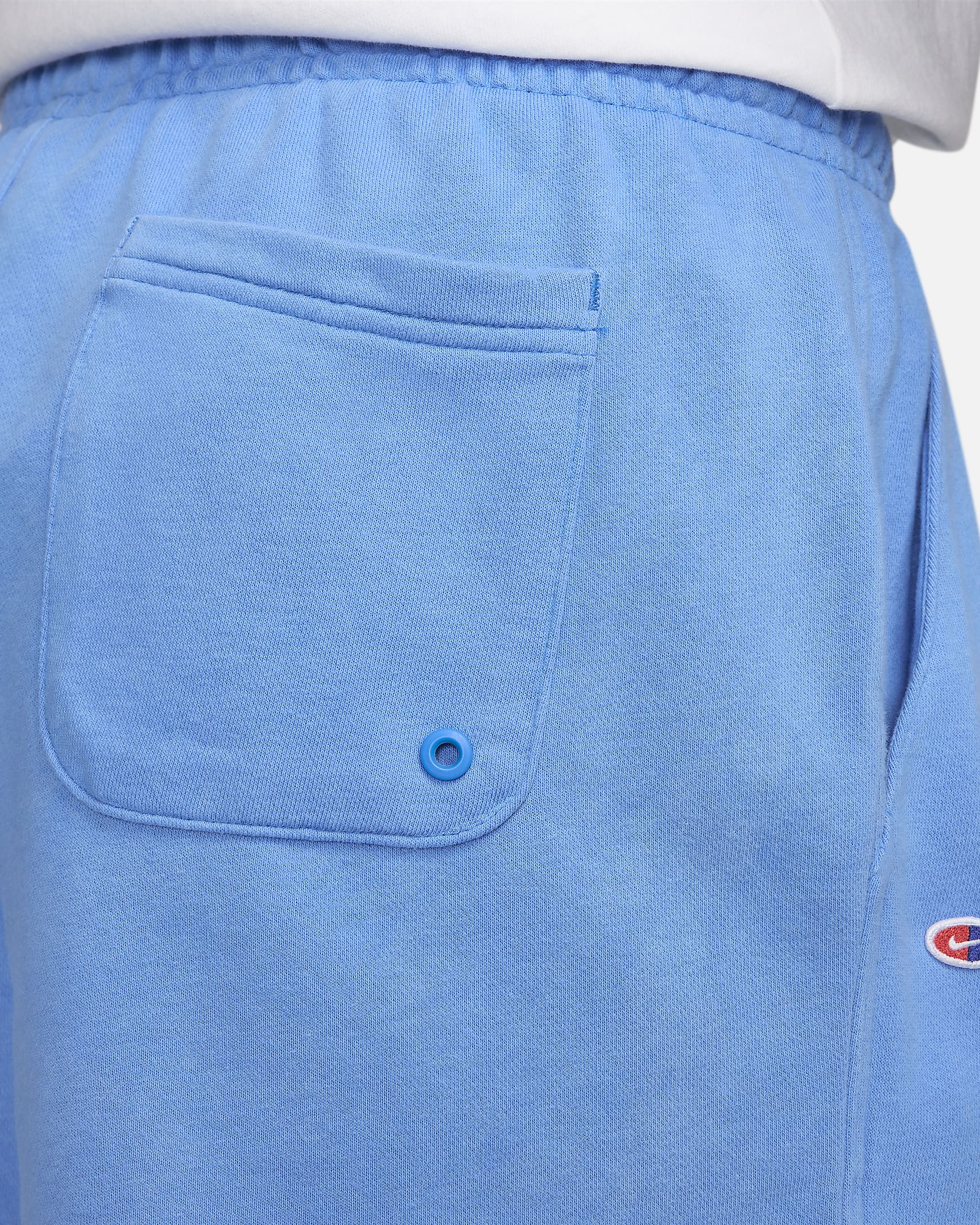 Short en molleton Flow Nike Club Fleece pour homme - Light Photo Blue