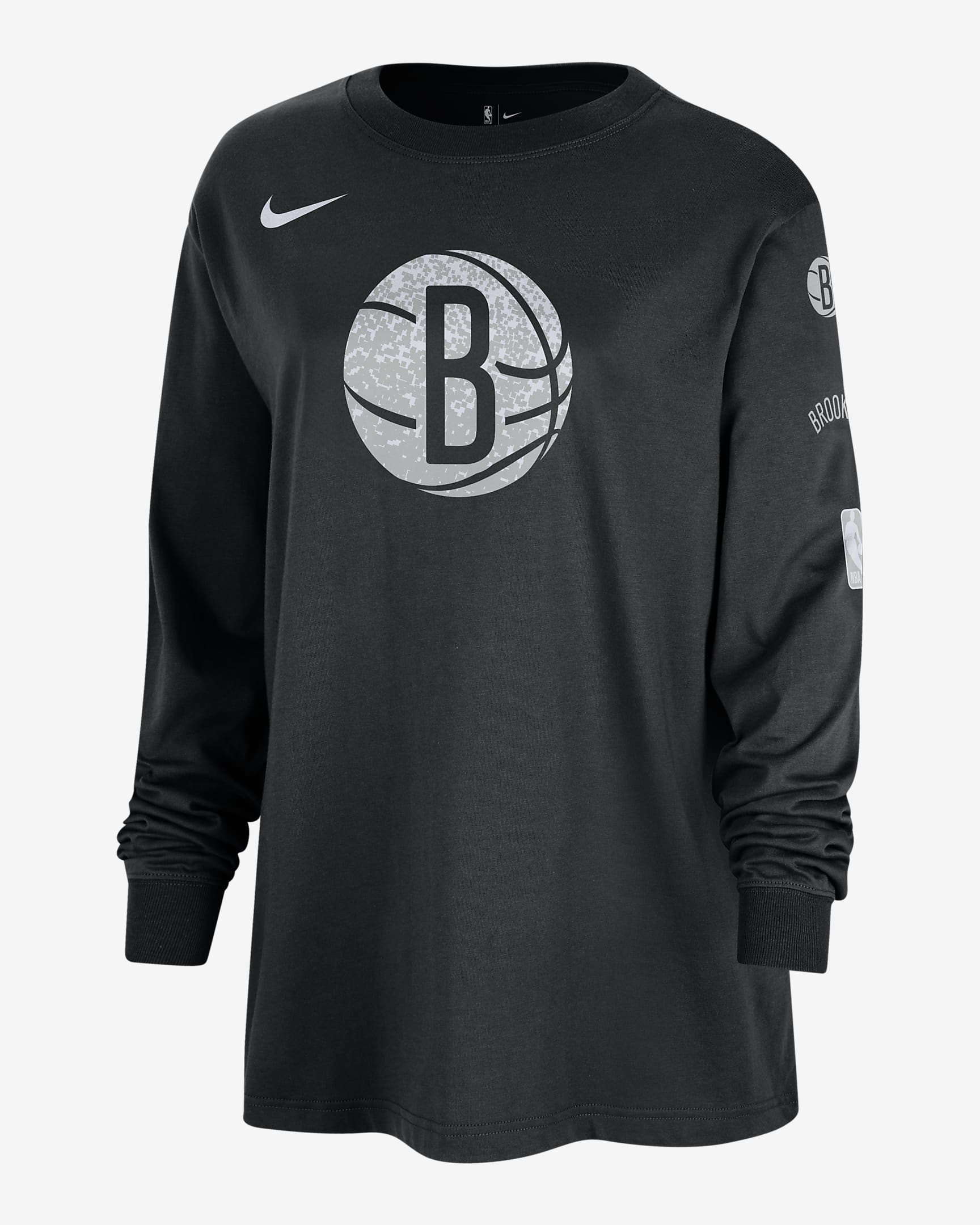 Brooklyn Nets Essential Women's Nike NBA LongSleeve TShirt. Nike IL