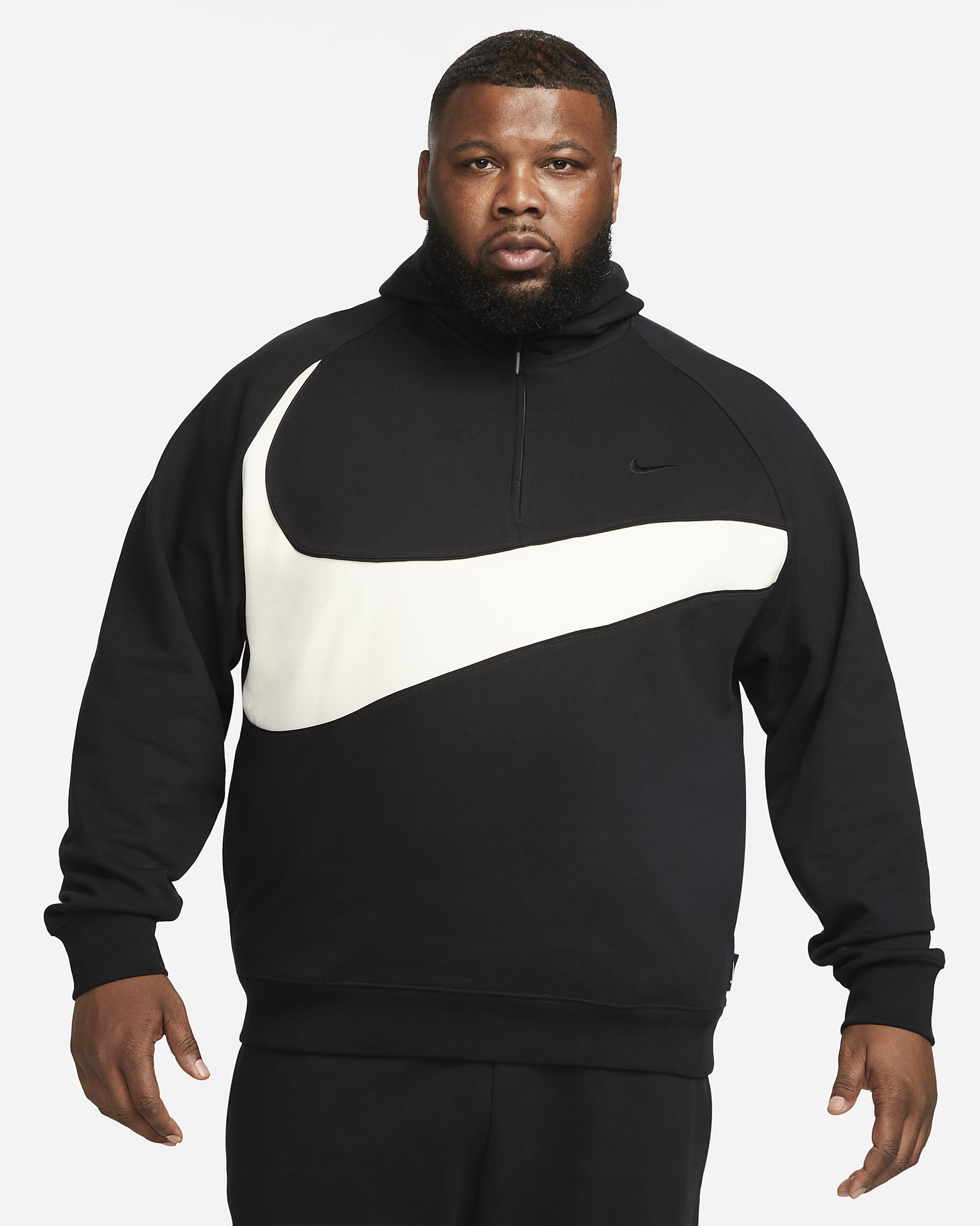 Nike Swoosh Men's 1/2-Zip Fleece Hoodie. Nike SE