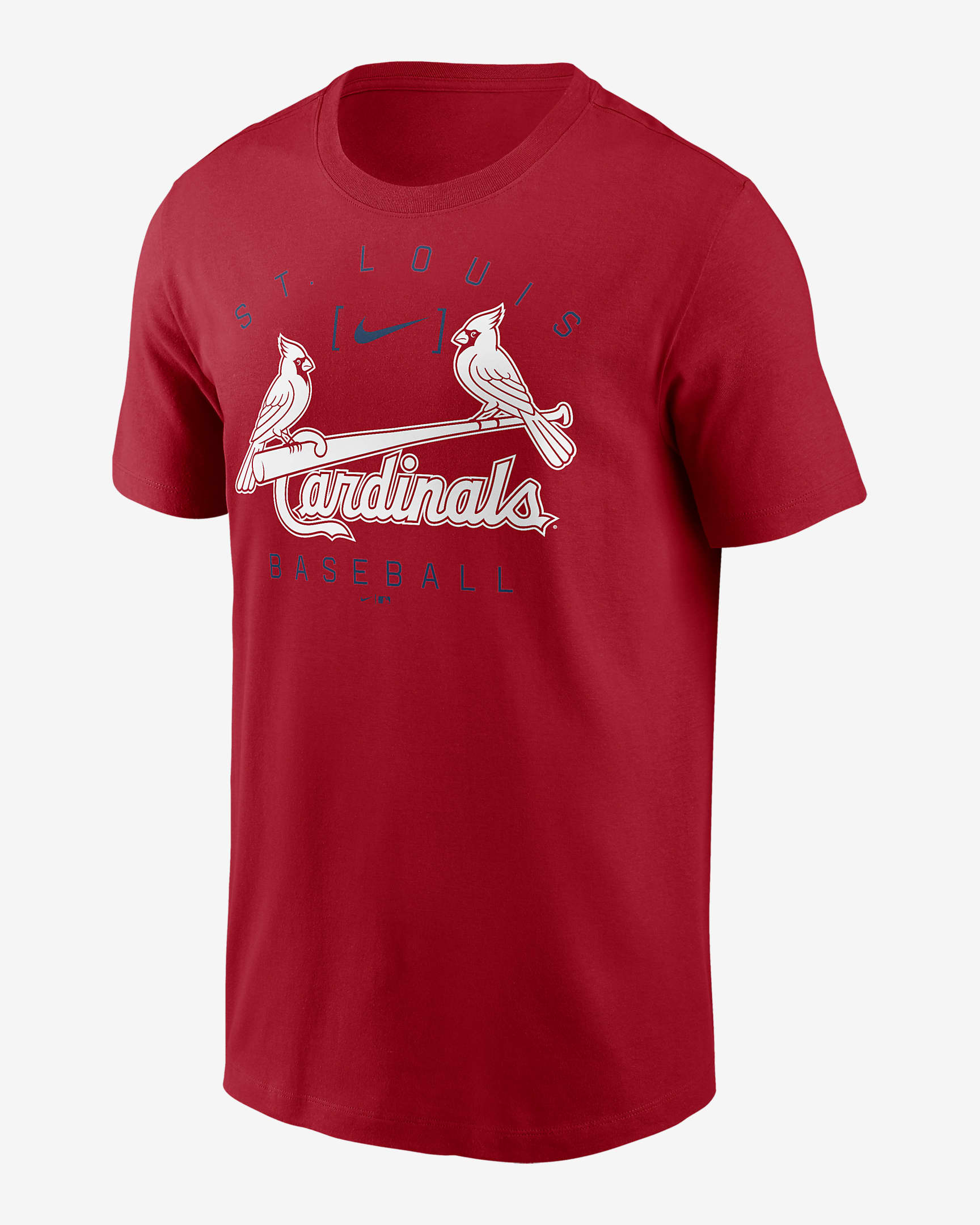 St. Louis Cardinals Home Team Athletic Arch Men's Nike MLB T-Shirt - Red