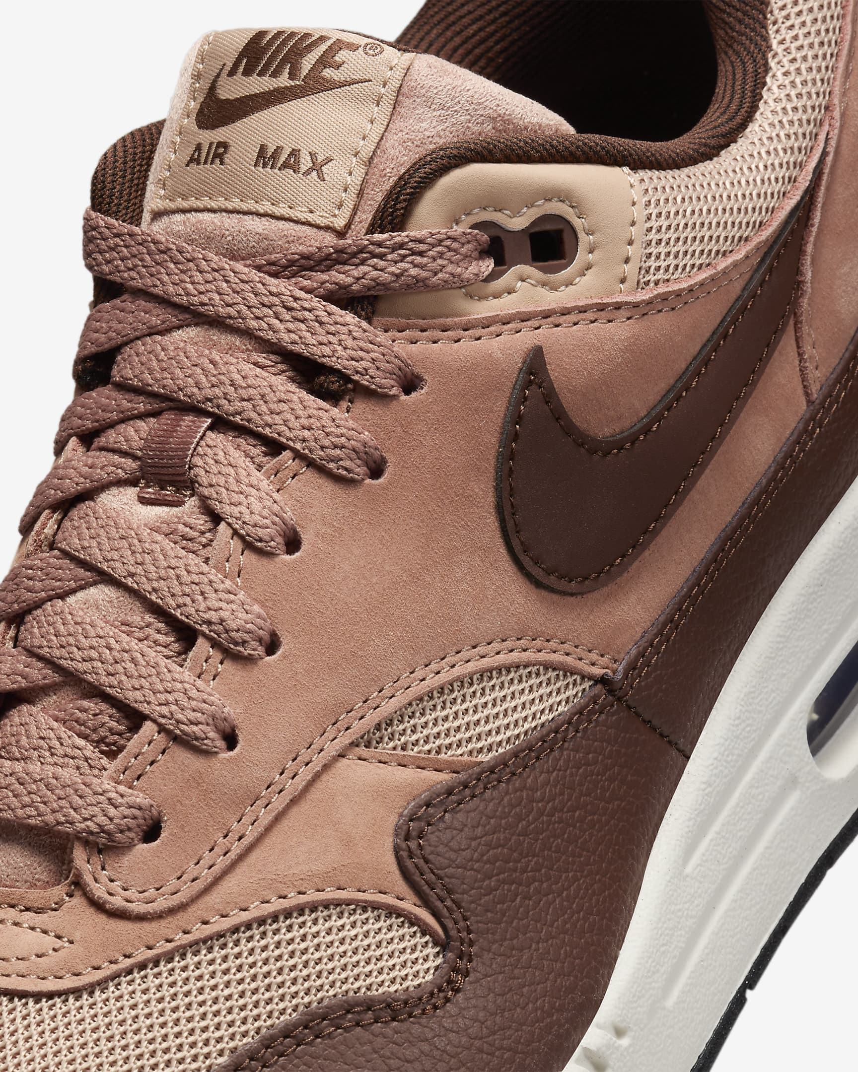 รองเท้าผู้ชาย Nike Air Max 1 SC - Hemp/Dusted Clay/Light Orewood Brown/Cacao Wow