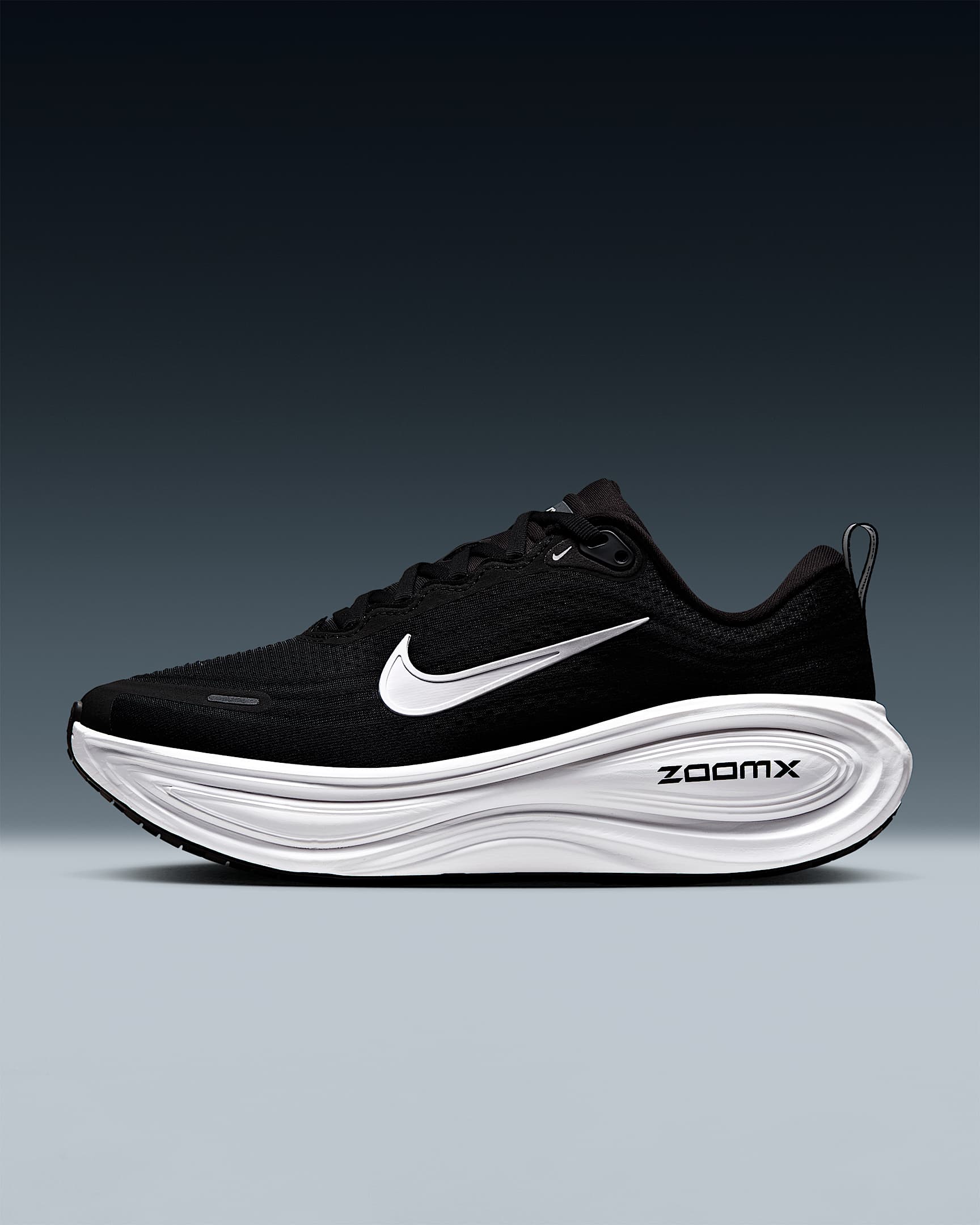 Nike Vomero Plus Women's Road Running Shoes (Extra Wide) - Black/Cool Grey/Metallic Dark Grey/White
