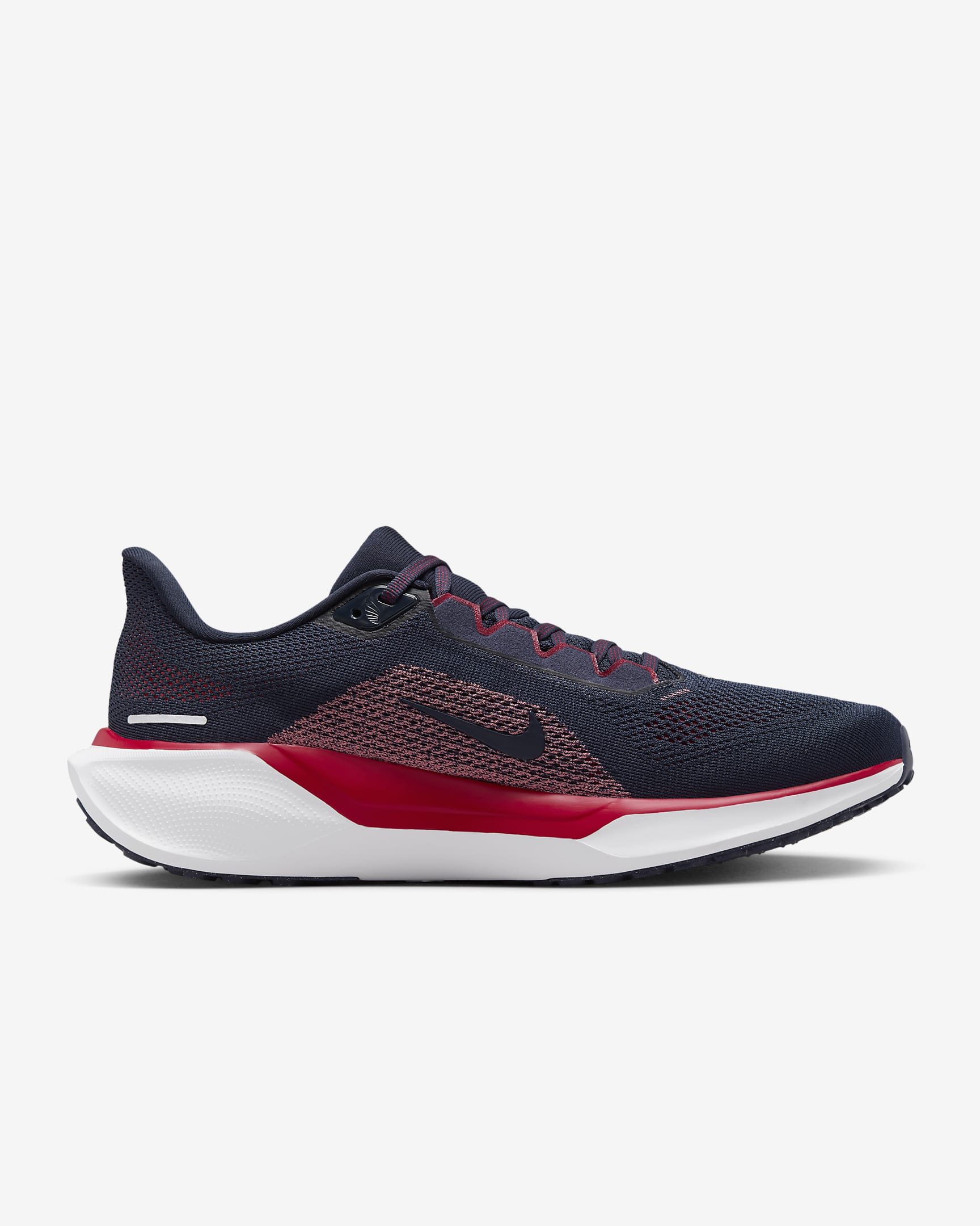 Tenis de correr en pavimento para hombre Nike Pegasus 41 NFL Houston Texans - Marino/Blanco/Rojo gimnasio/Blanco