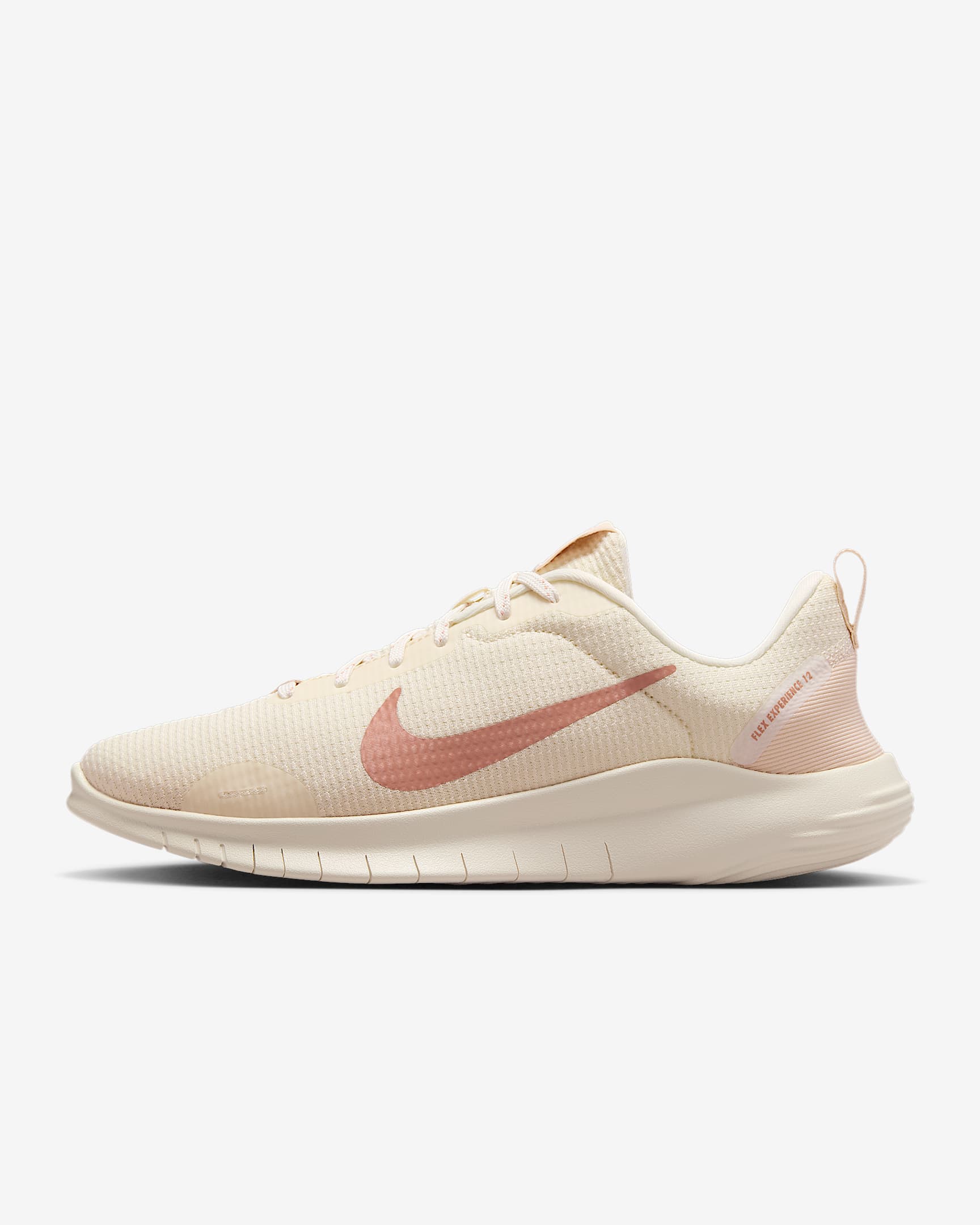 Nike Flex Experience Run 12 Women's Road Running Shoes - Soft Pearl/Pearl White/Rose Gold