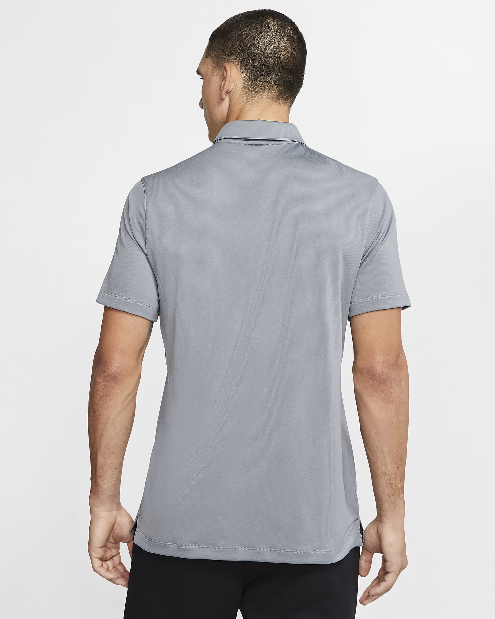 Polo de fútbol para hombre Nike - Gris azulado/Negro/Blanco